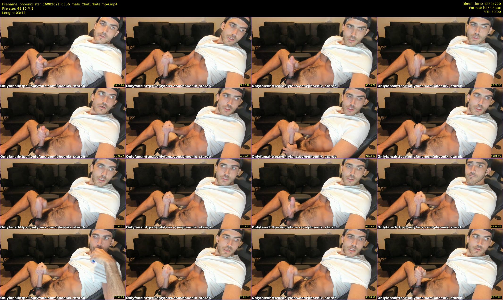 phoenix_star — 4 minute Chaturbate male cam show recording, 720p, Aug 16, 2021