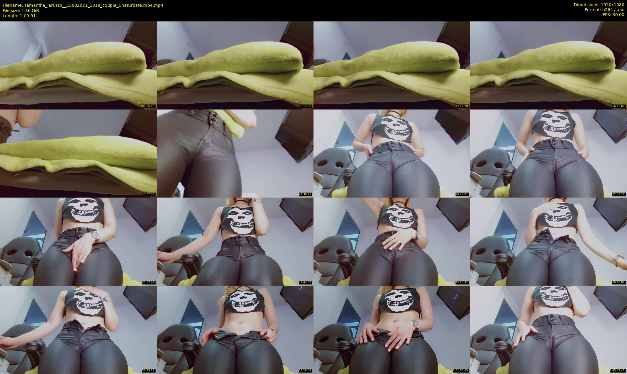 samantha_larusso_ — 70 minute Chaturbate couple cam show recording, 1080p, Aug 15, 2021