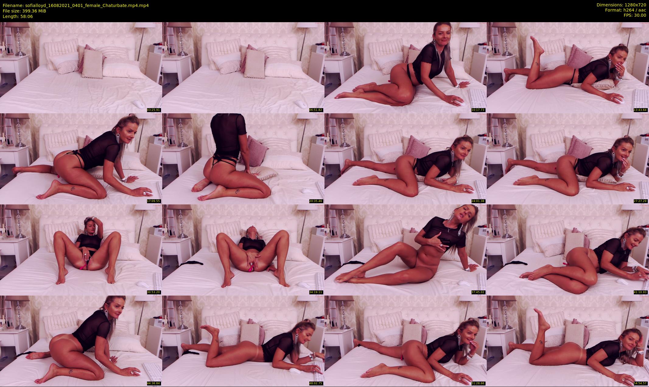 sofialloyd — 59 minute Chaturbate female cam show recording, 720p, Aug 16, 2021