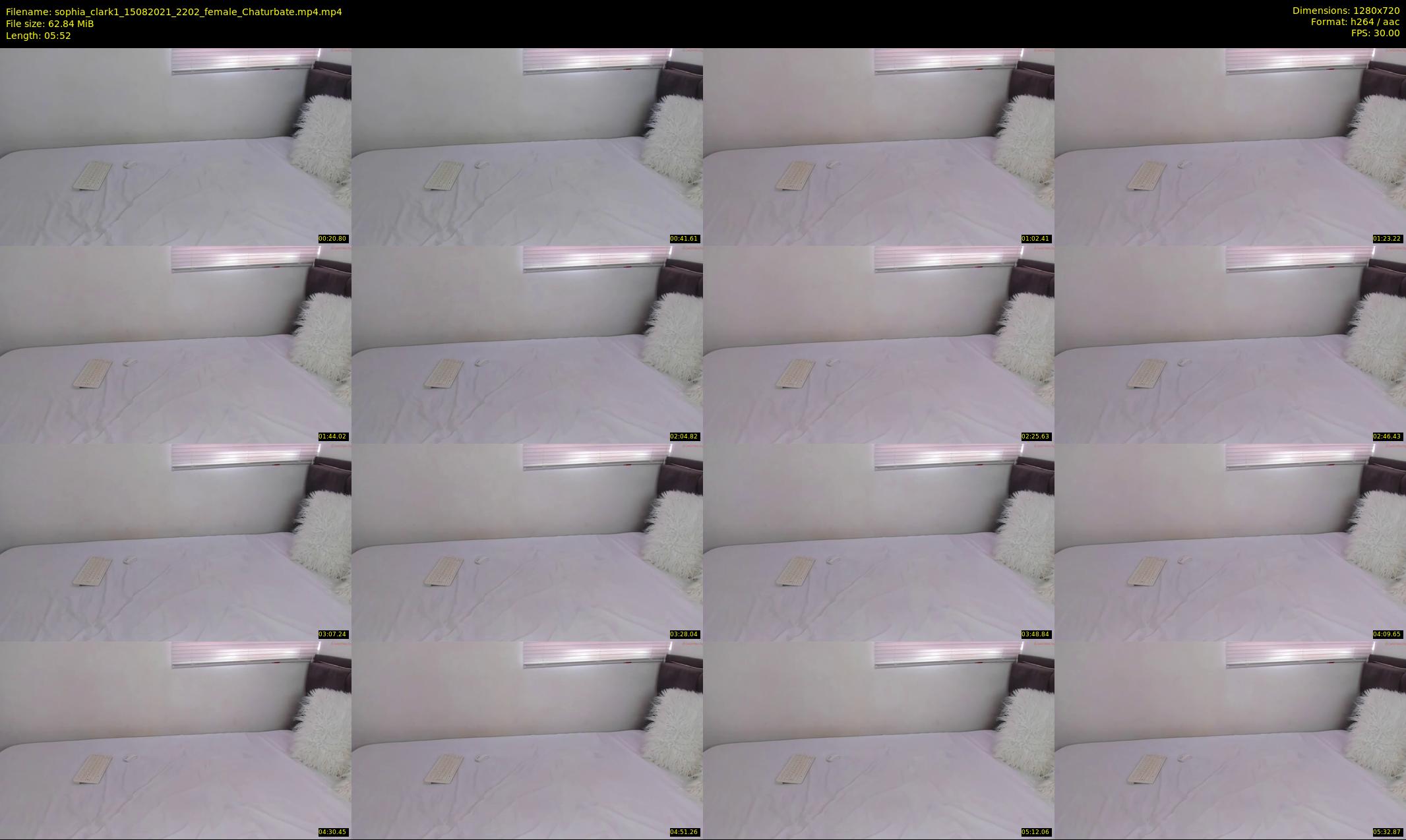 sophia_clark1 — 6 minute Chaturbate female cam show recording, 720p, Aug 15, 2021