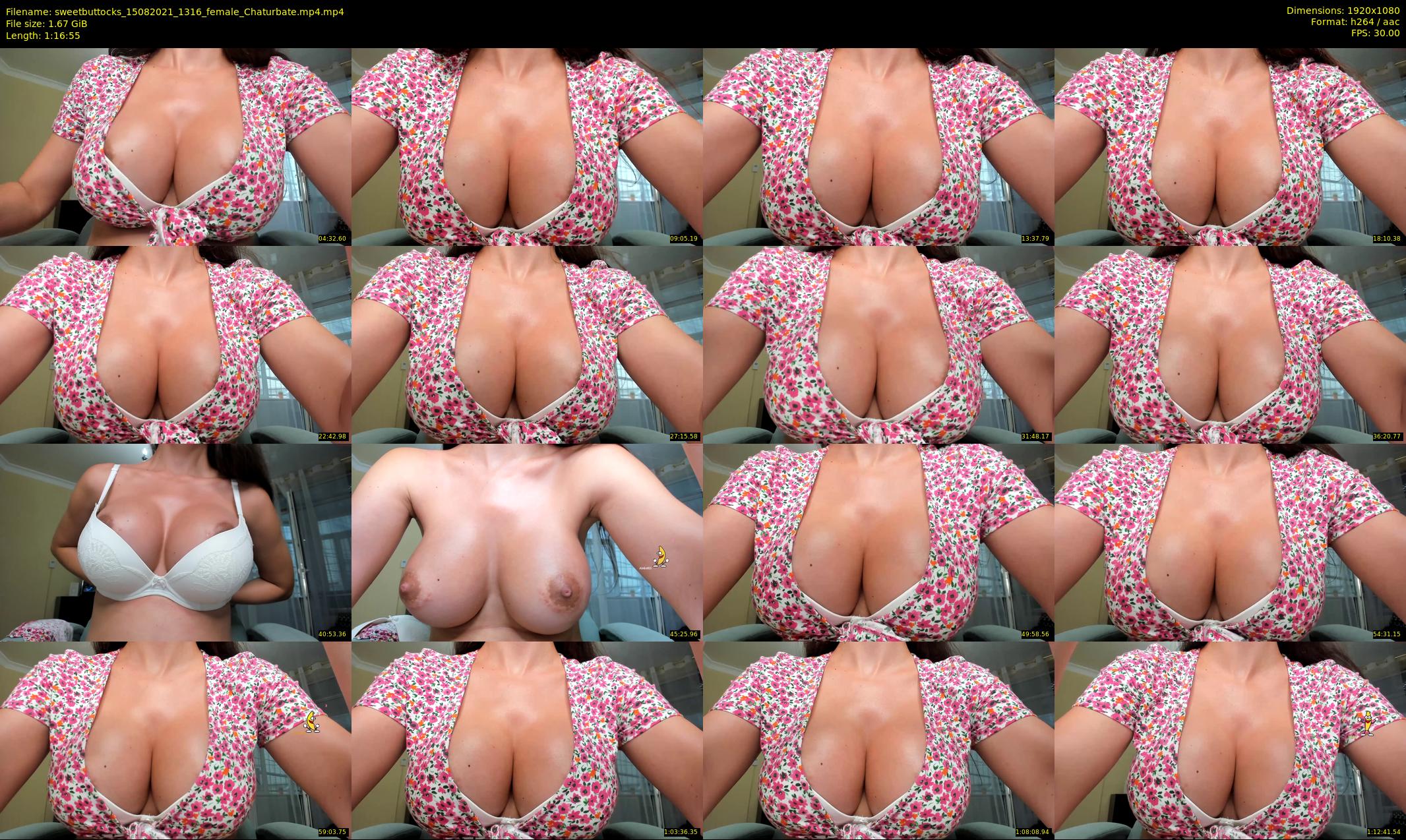 sweetbuttocks — 77 minute Chaturbate female cam show recording, 1080p, Aug 15, 2021