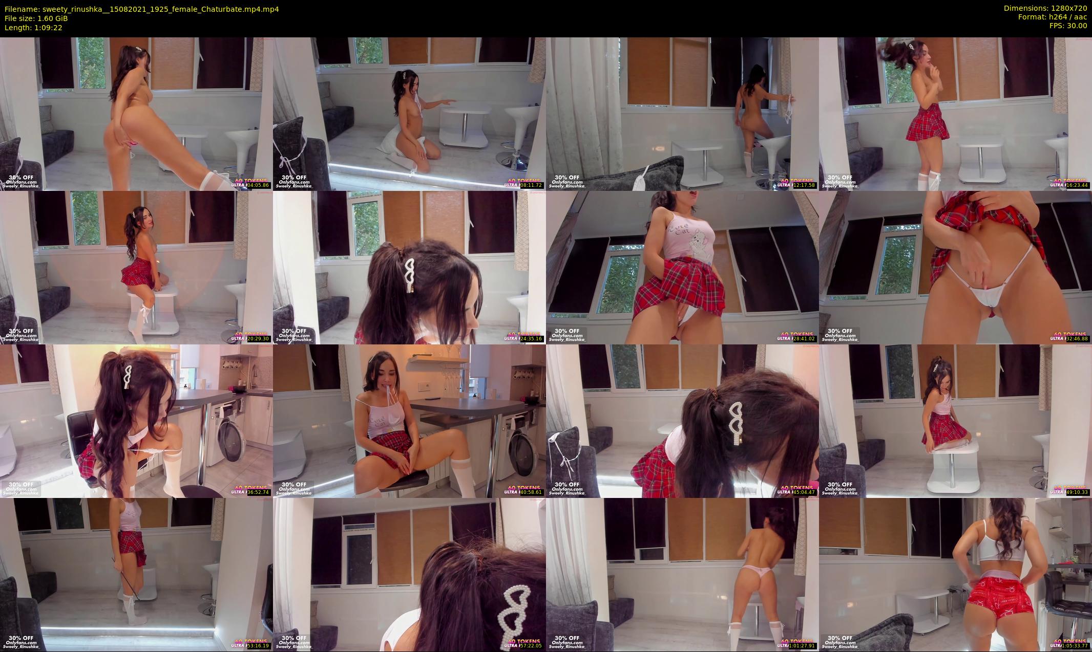 sweety_rinushka_ — 70 minute Chaturbate female cam show recording, 720p, Aug 15, 2021