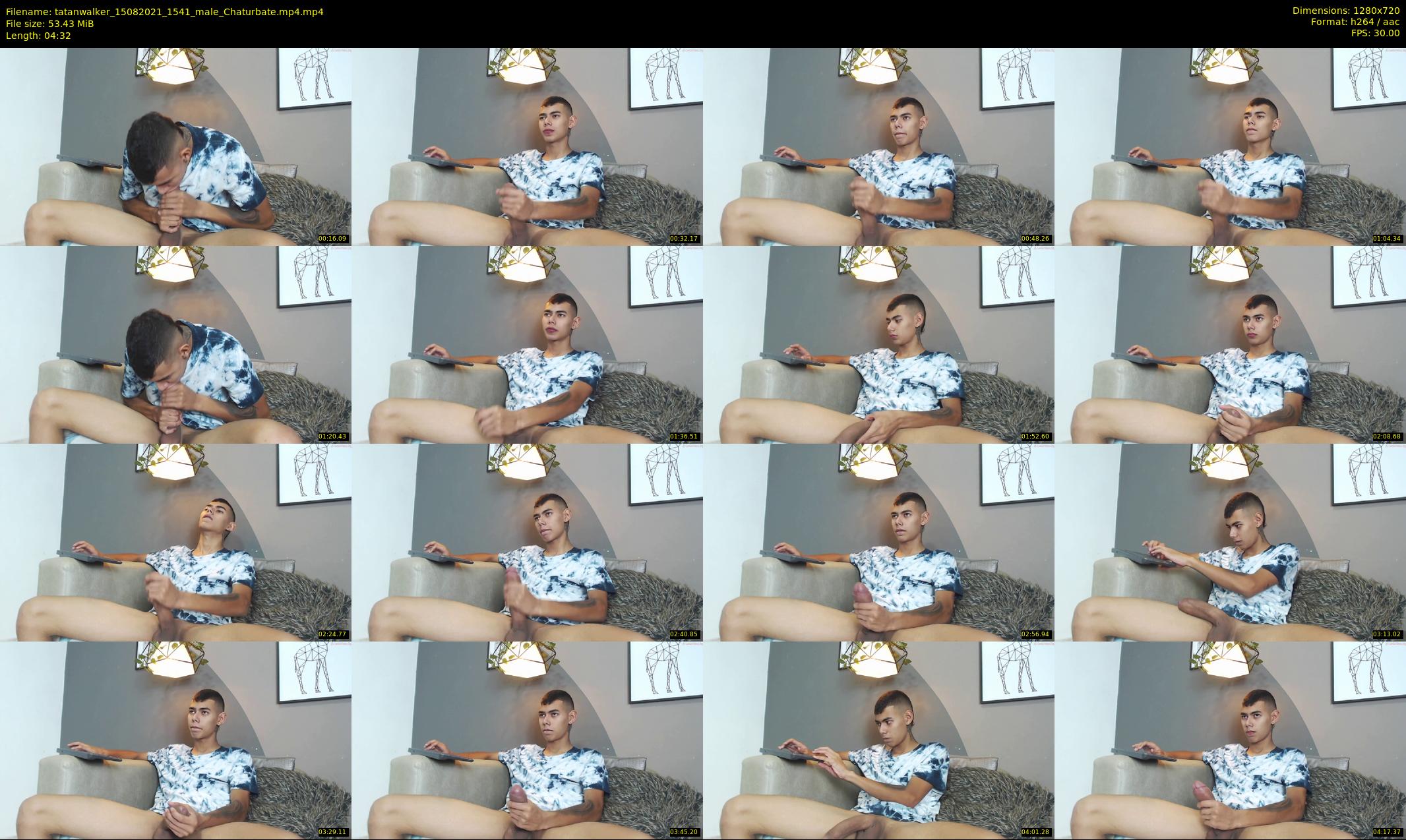 tatanwalker — 5 minute Chaturbate male cam show recording, 720p, Aug 15, 2021