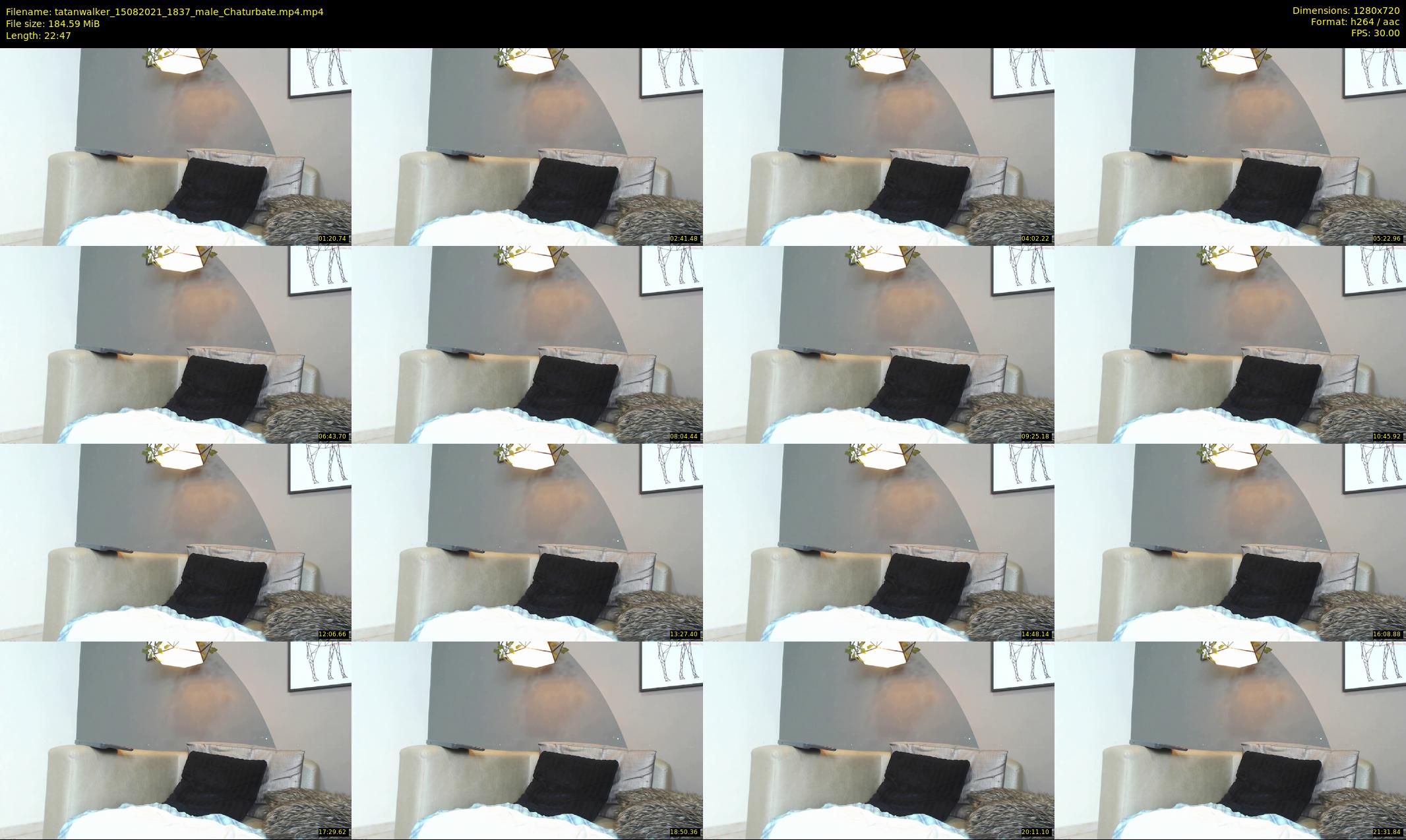 tatanwalker — 23 minute Chaturbate male cam show recording, 720p, Aug 15, 2021