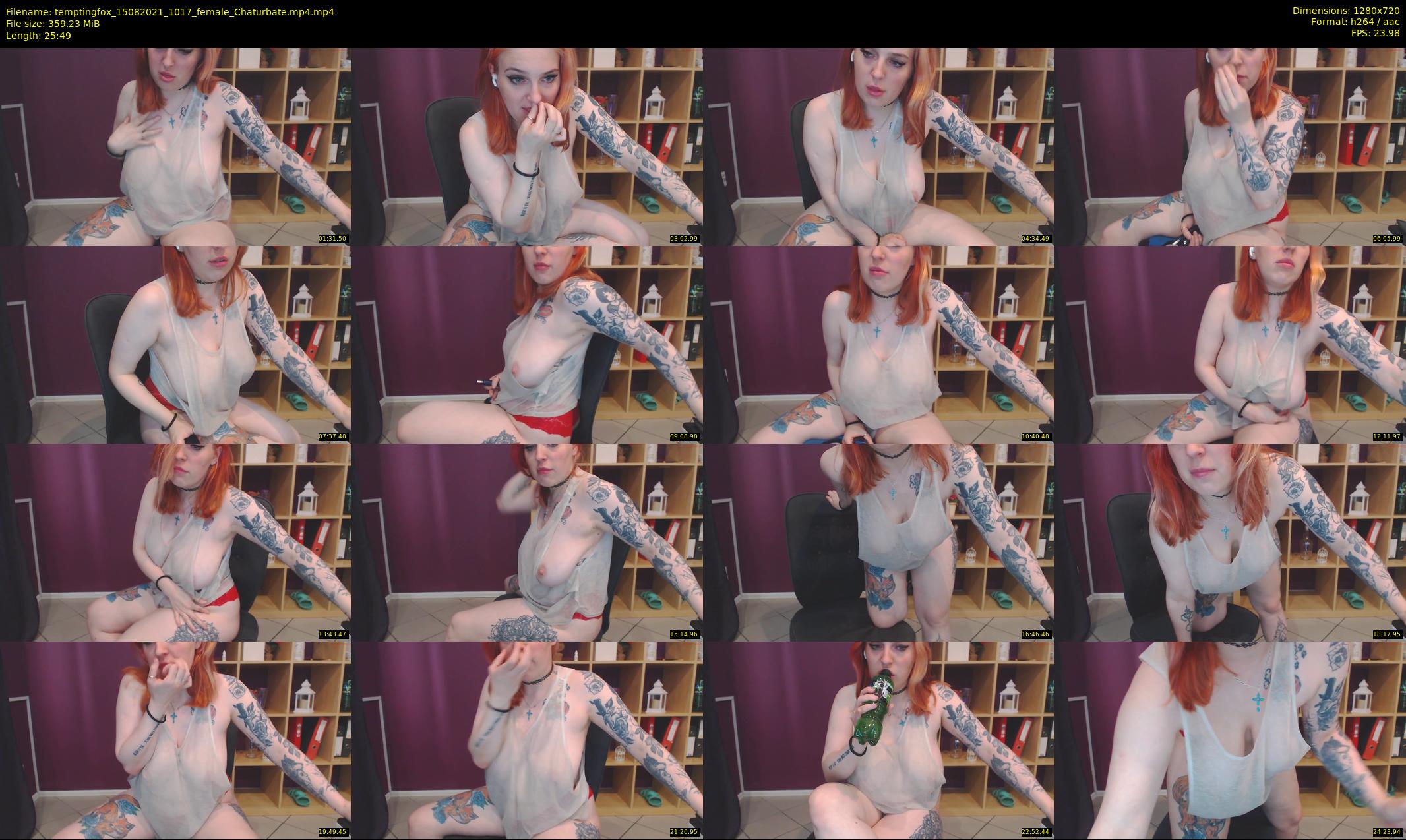 temptingfox — 26 minute Chaturbate female cam show recording, 720p, Aug 15, 2021