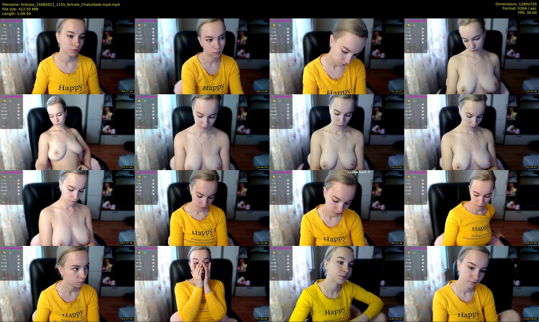 tinkissa — 70 minute Chaturbate couple cam show recording, 720p, Aug 15, 2021