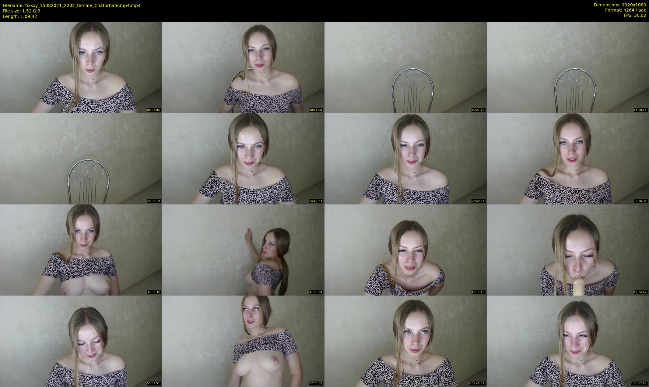 tixxxy — 70 minute Chaturbate female cam show recording, 1080p, Aug 15, 2021