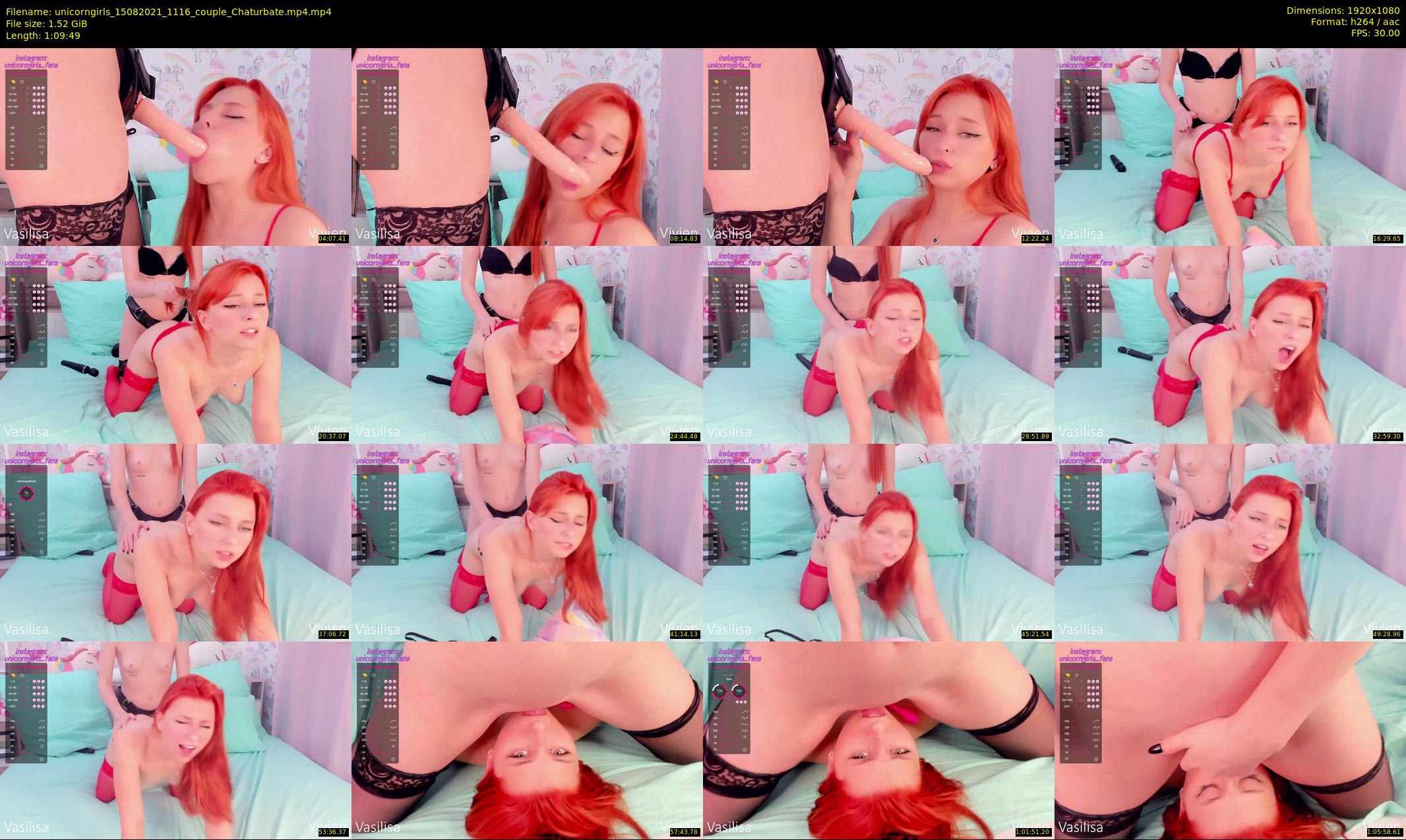 unicorngirls — 70 minute Chaturbate couple cam show recording, 1080p, Aug 15, 2021