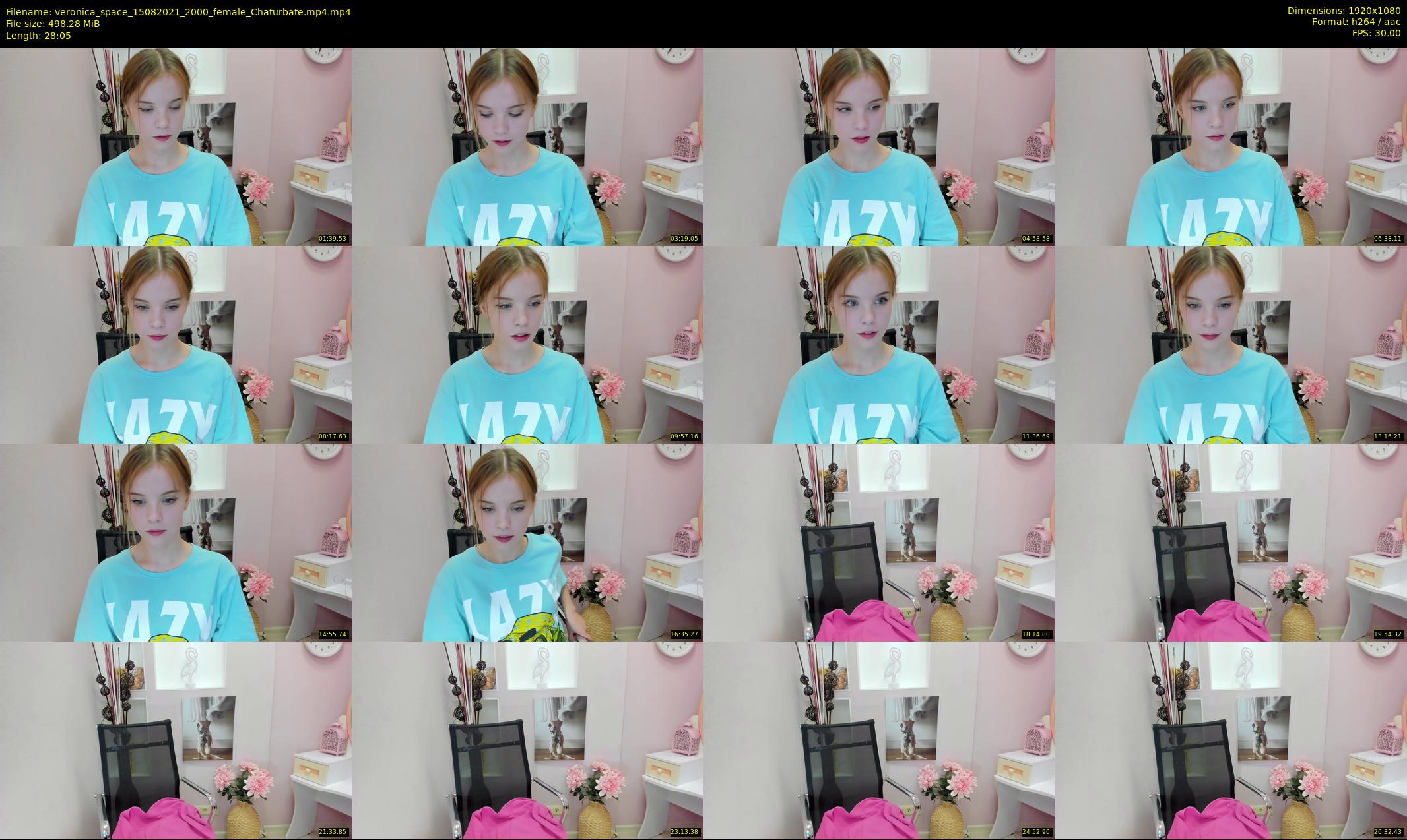 veronica_space — 29 minute Chaturbate female cam show recording, 1080p, Aug 15, 2021