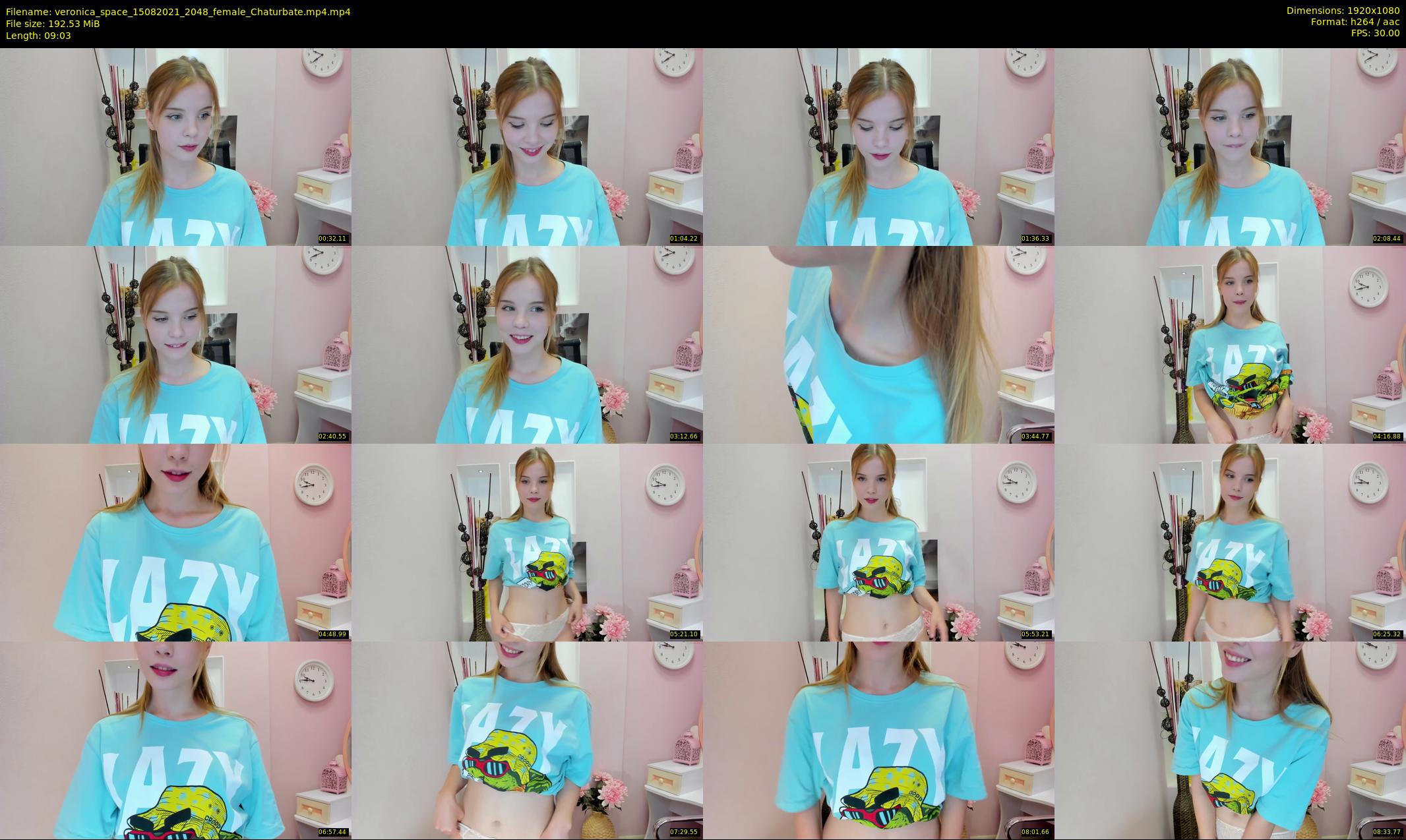 veronica_space — 10 minute Chaturbate female cam show recording, 1080p, Aug 15, 2021