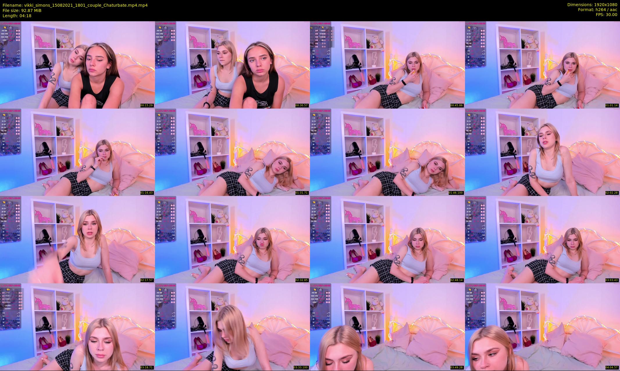 vikki_simons — 5 minute Chaturbate couple cam show recording, 1080p, Aug 15, 2021