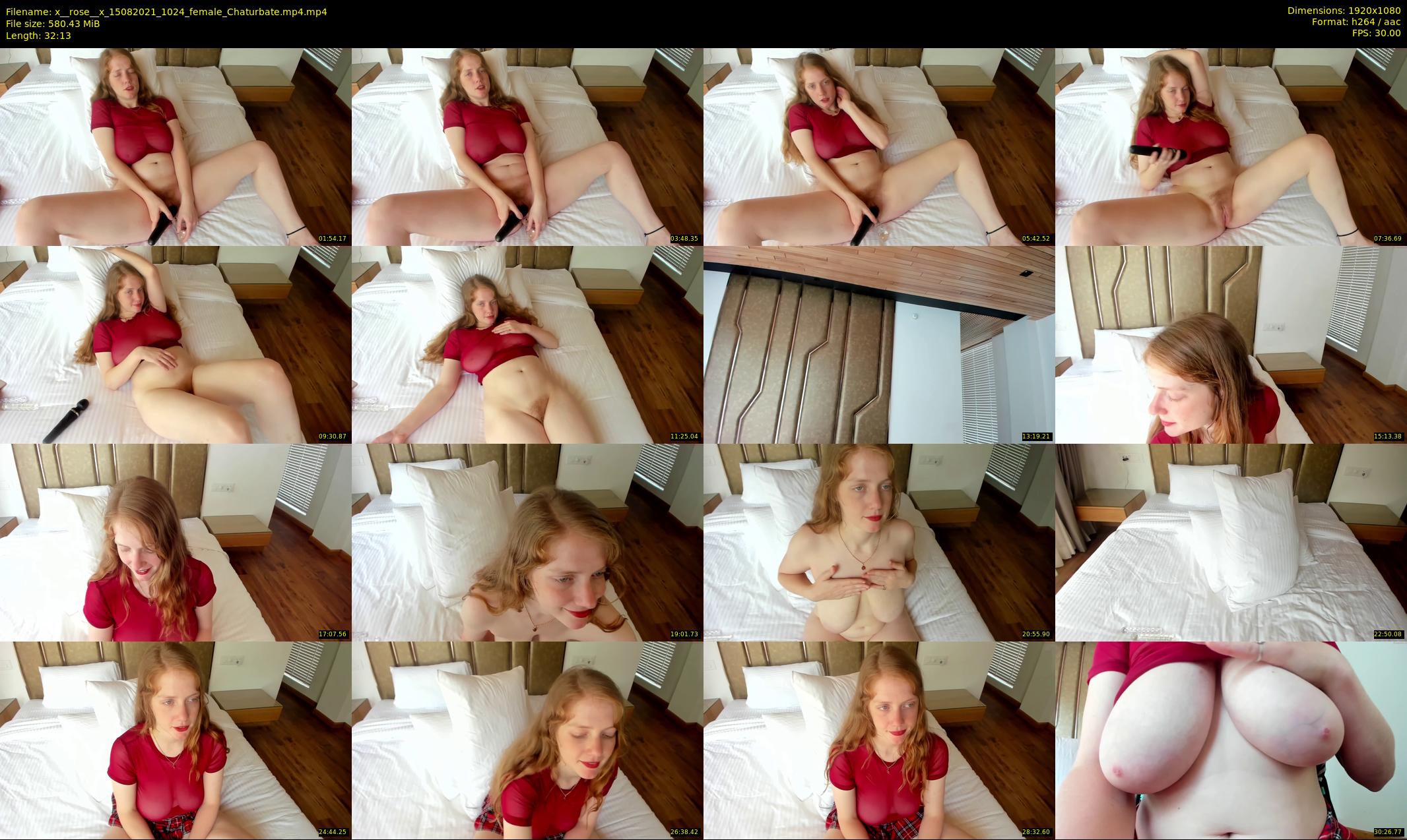 x__rose__x — 33 minute Chaturbate female cam show recording, 1080p, Aug 15, 2021