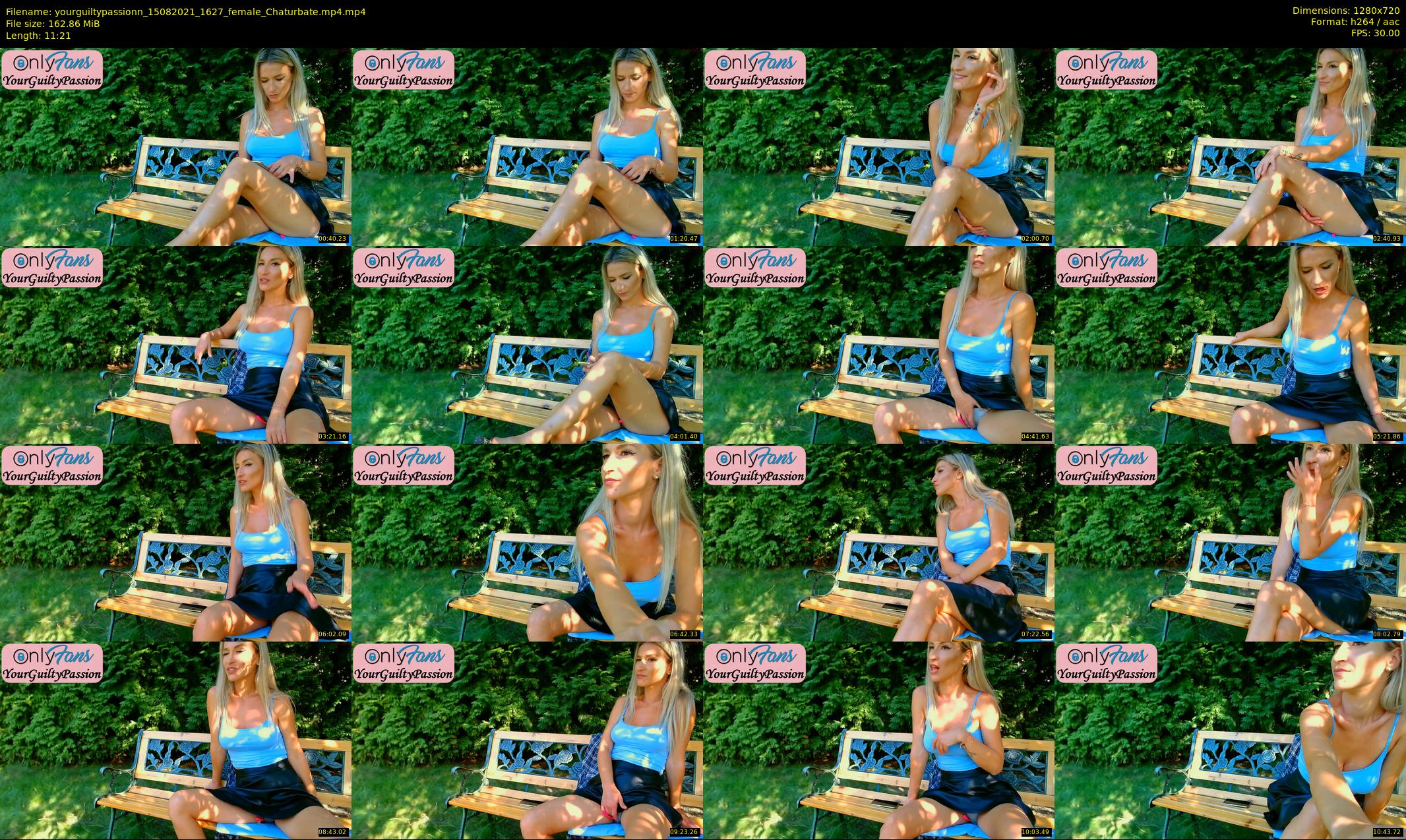 yourguiltypassionn — 12 minute Chaturbate female cam show recording, 720p, Aug 15, 2021