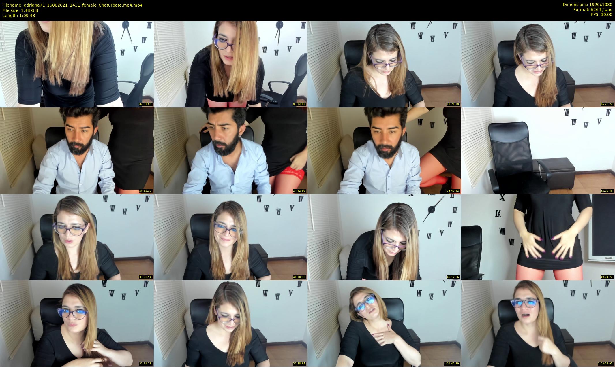 adriana71 — 70 minute Chaturbate couple cam show recording, 1080p, Aug 16, 2021