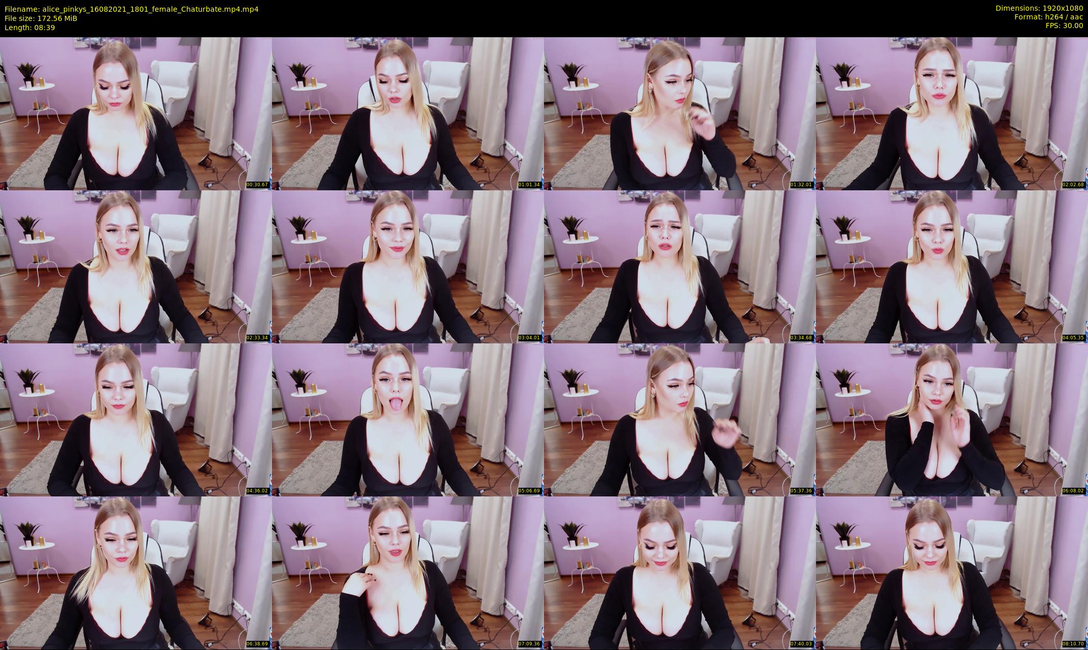 alice_pinkys — 9 minute Chaturbate female cam show recording, 1080p, Aug 16, 2021