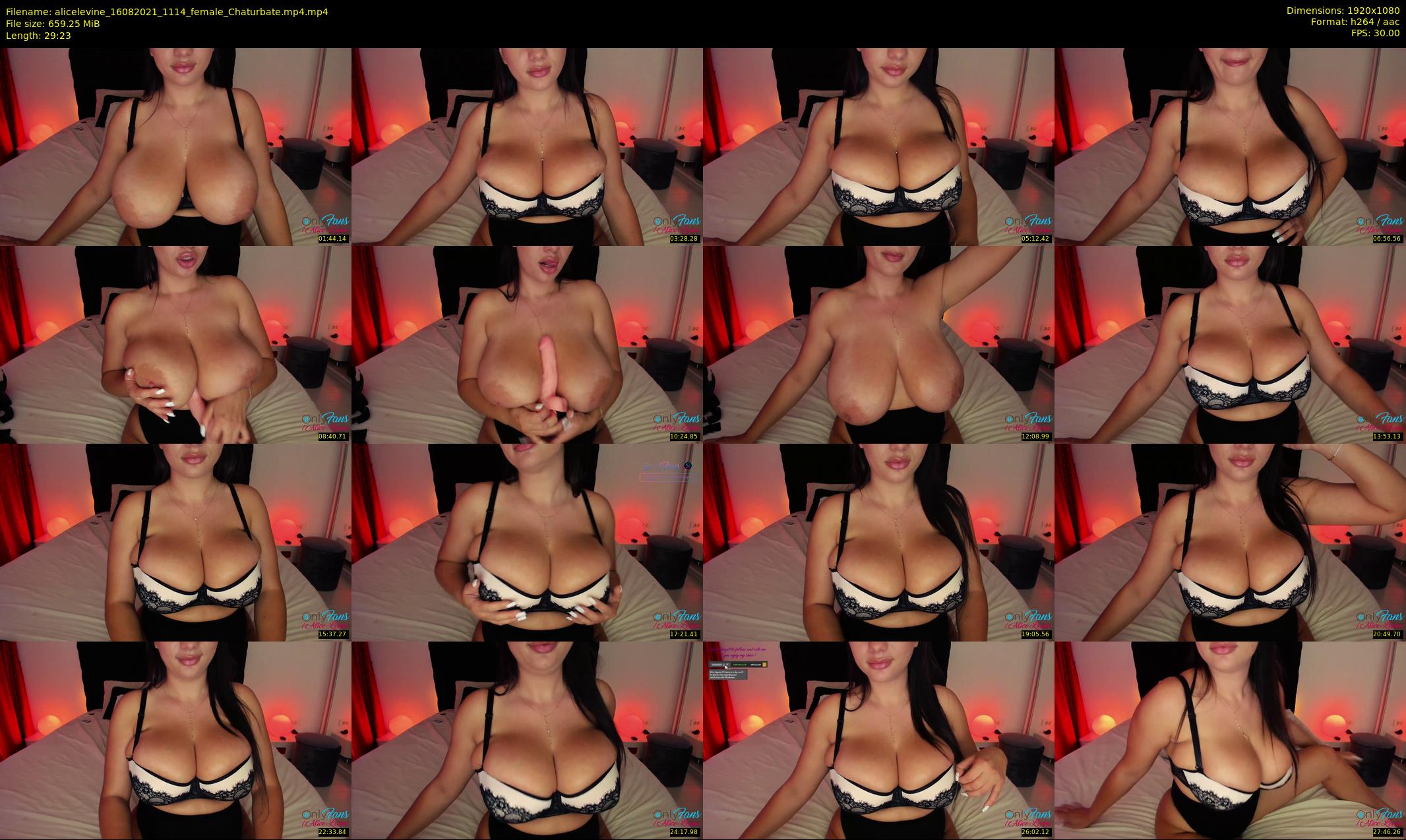 alicelevine — 30 minute Chaturbate female cam show recording, 1080p, Aug 16, 2021