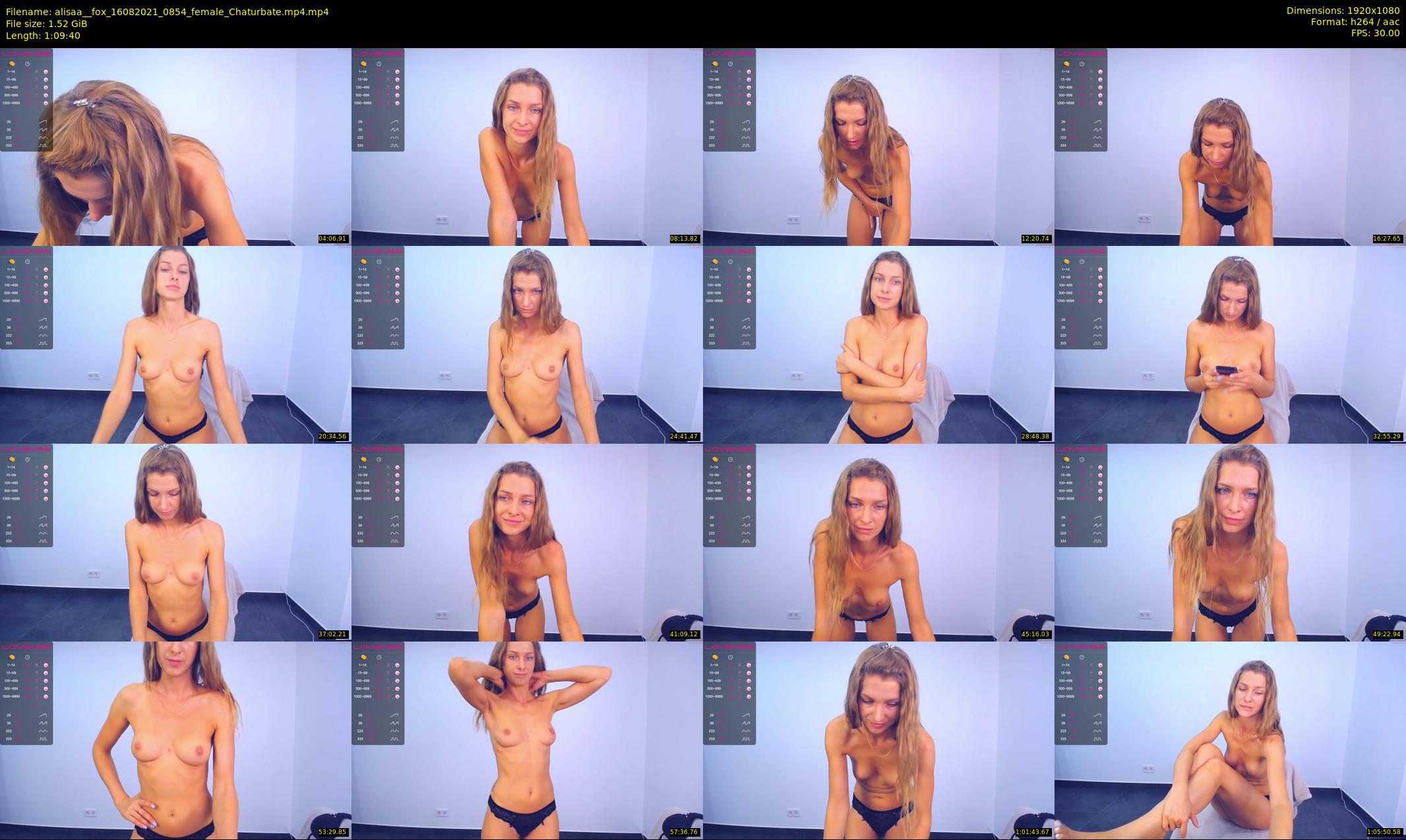 alisaa__fox — 70 minute Chaturbate female cam show recording, 1080p, Aug 16, 2021