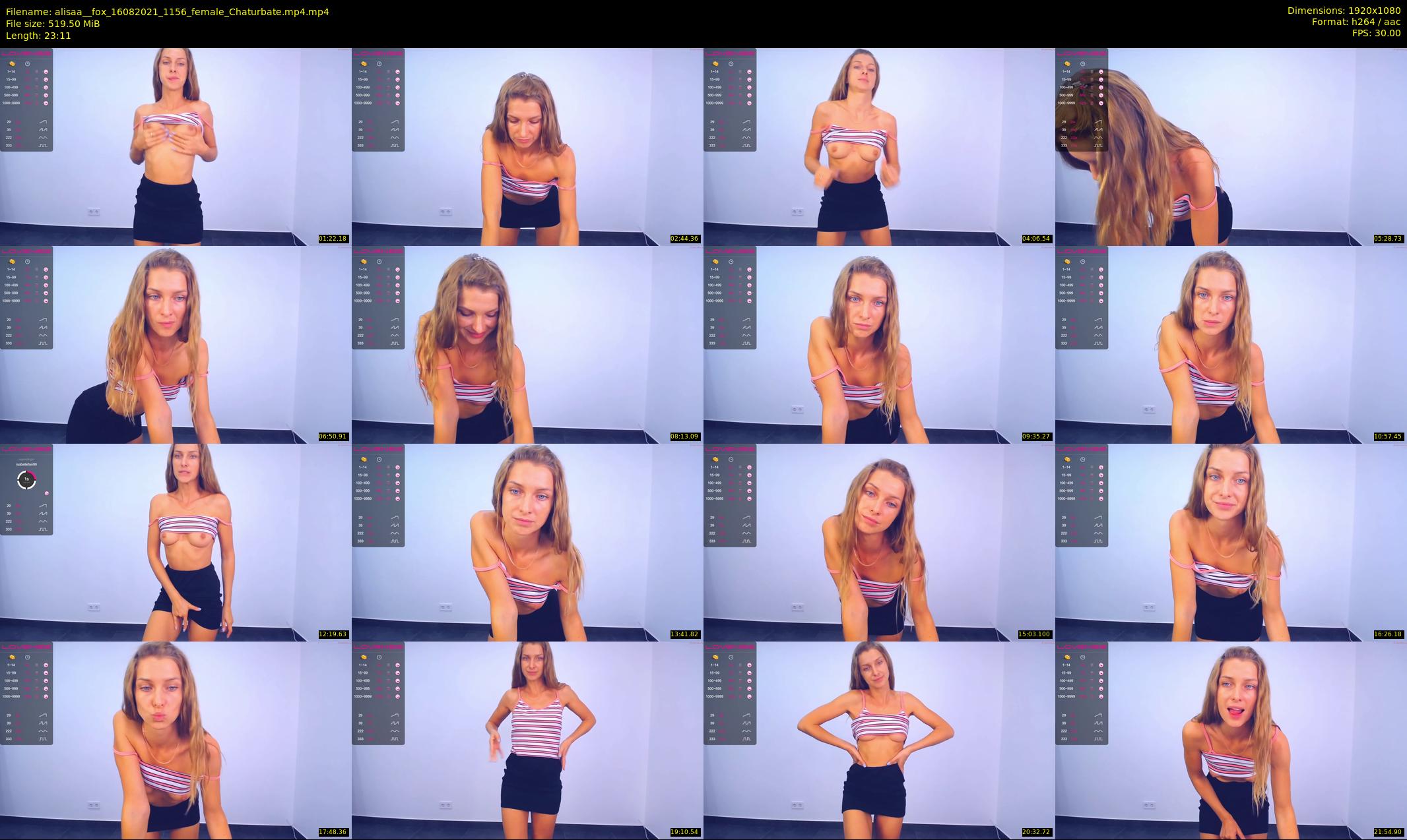 alisaa__fox — 24 minute Chaturbate female cam show recording, 1080p, Aug 16, 2021