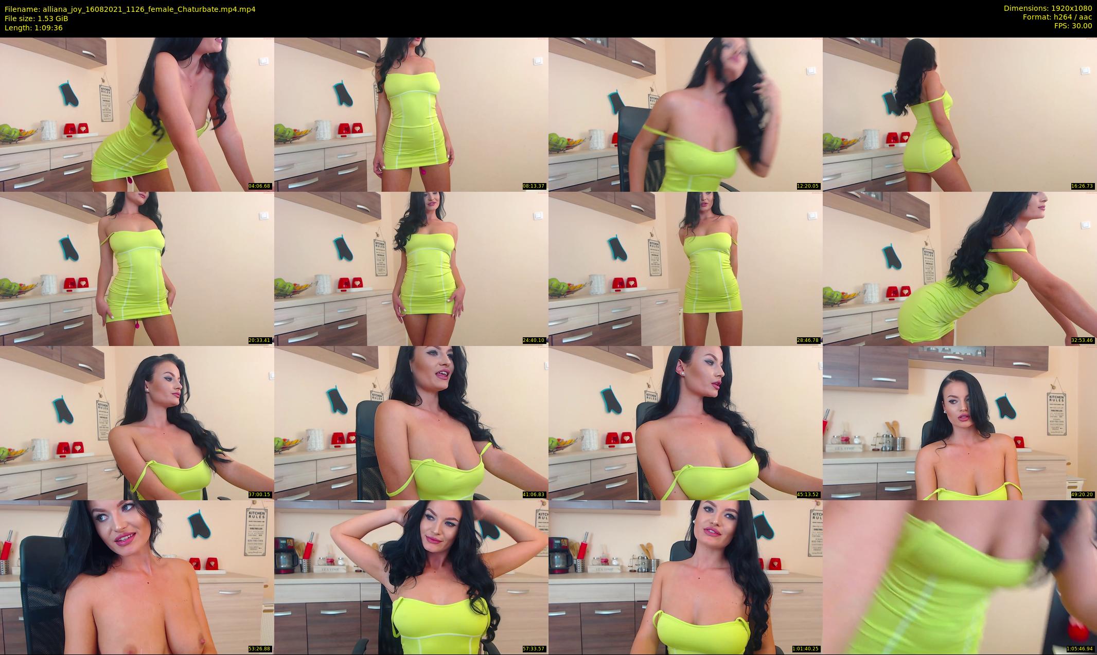 alliana_joy — 70 minute Chaturbate female cam show recording, 1080p, Aug 16, 2021