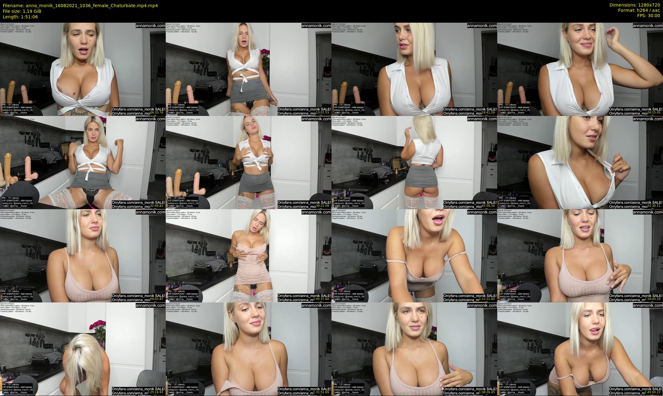 anna_monik — 112 minute Chaturbate couple cam show recording, 720p, Aug 16, 2021