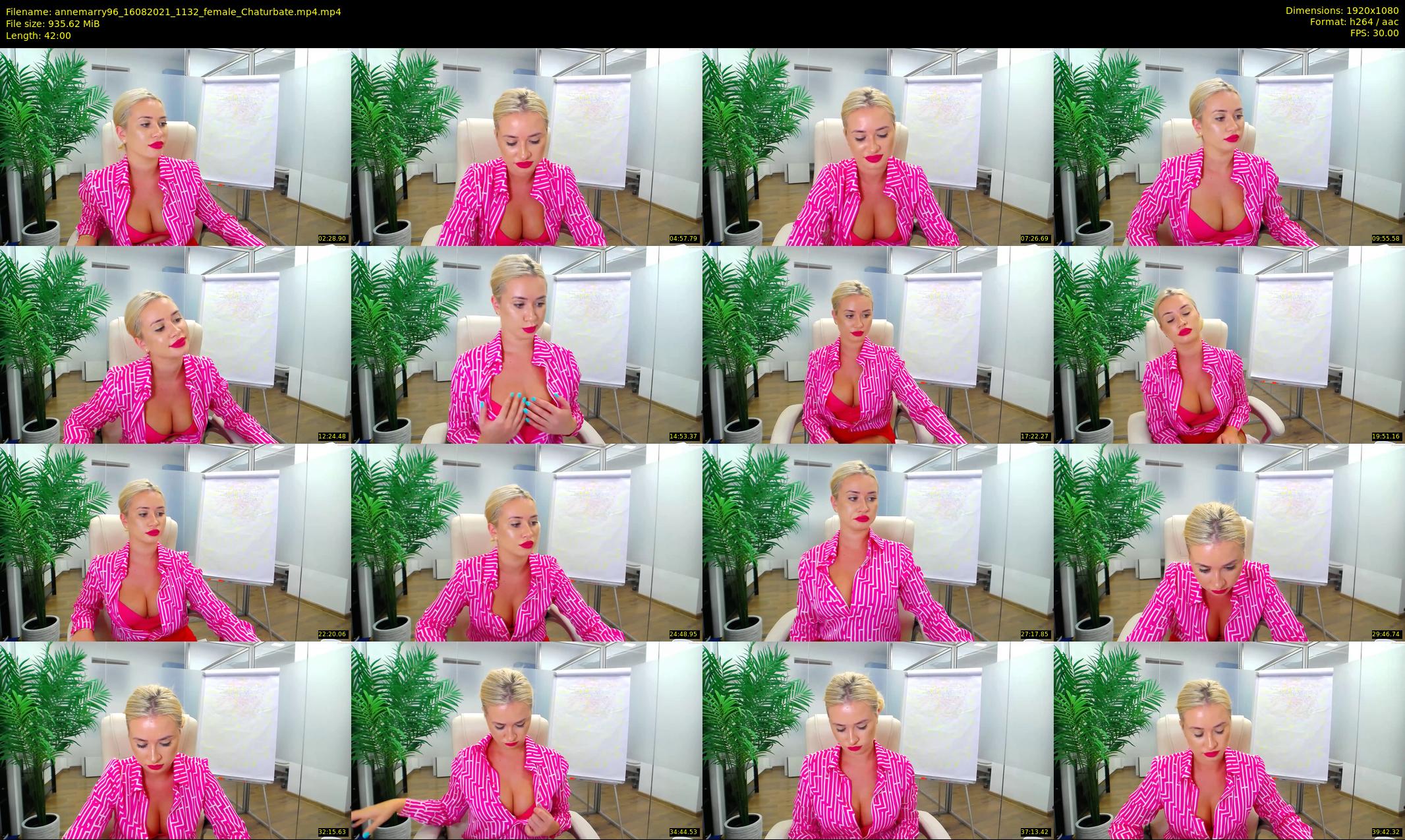 annemarry96 — 42 minute Chaturbate female cam show recording, 1080p, Aug 16, 2021