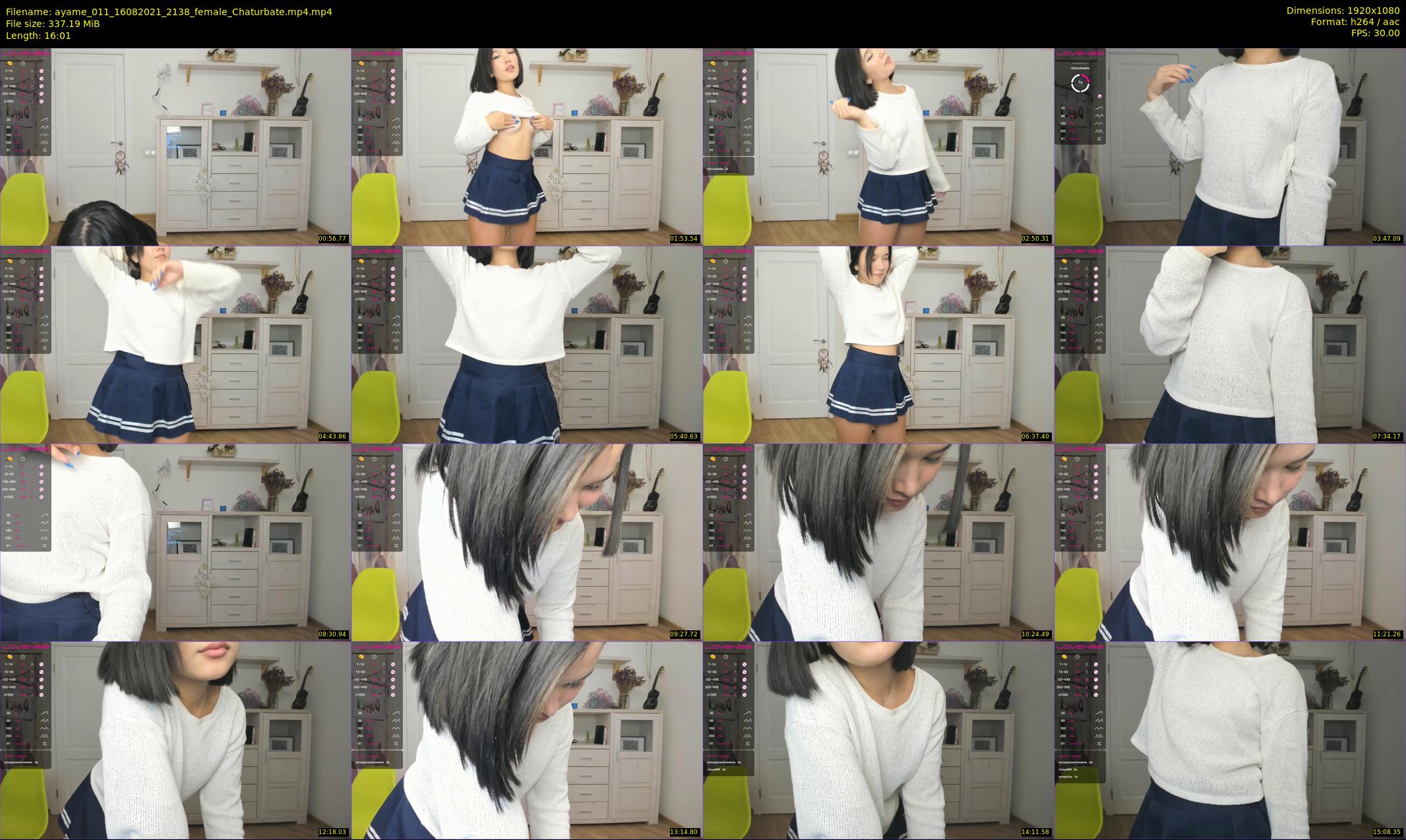 ayame_011 — 17 minute Chaturbate female cam show recording, 1080p, Aug 16, 2021