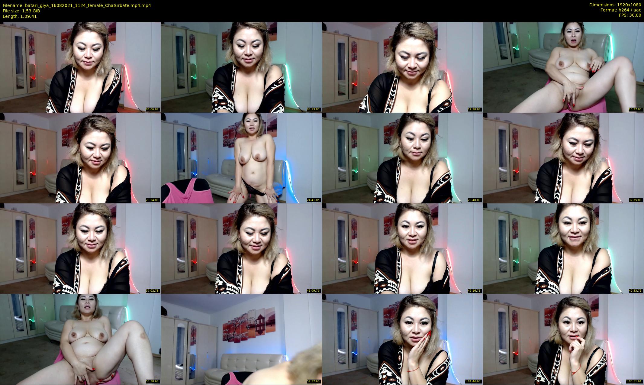 batari_giya — 70 minute Chaturbate female cam show recording, 1080p, Aug 16, 2021
