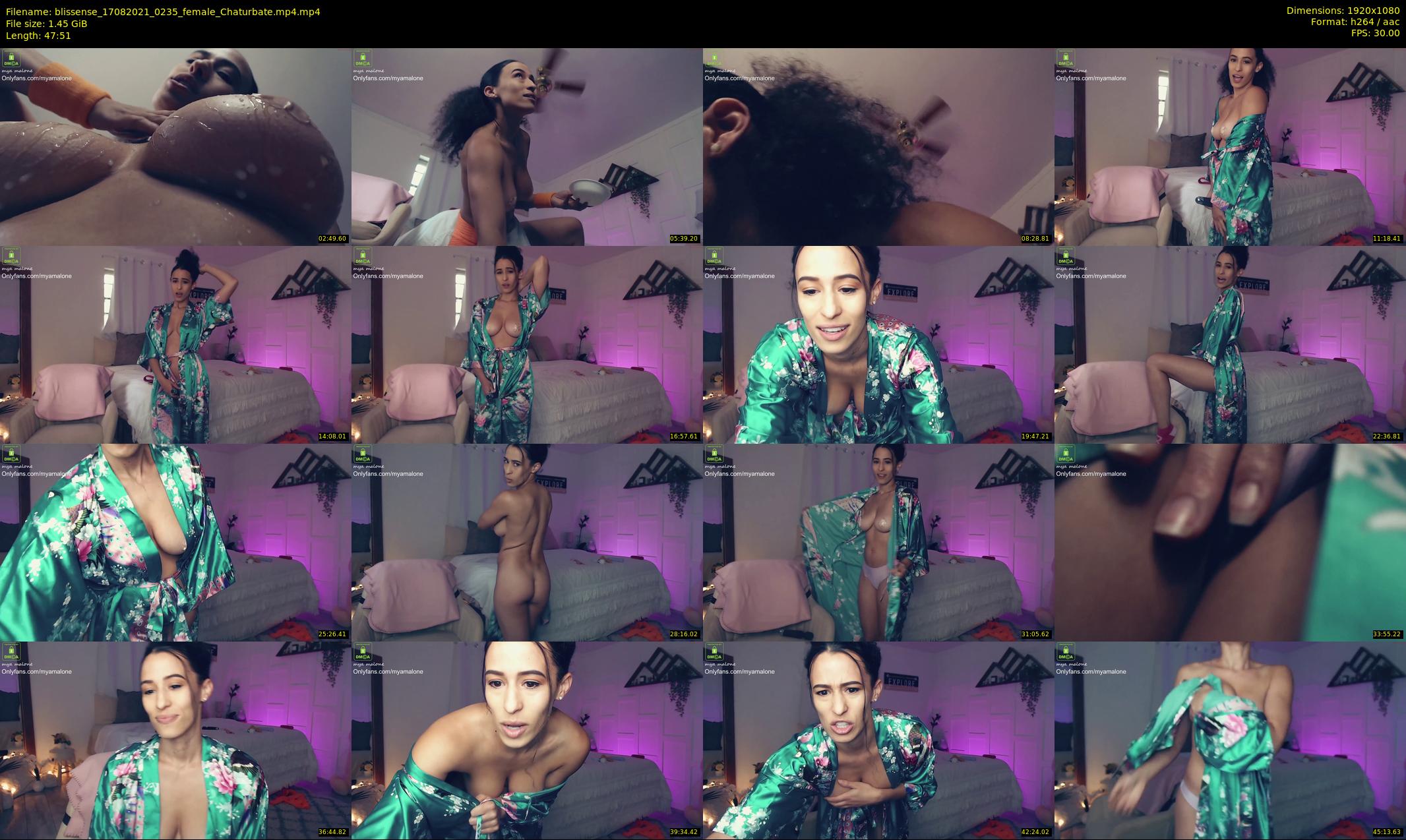 blissense — 48 minute Chaturbate female cam show recording, 1080p, Aug 17, 2021