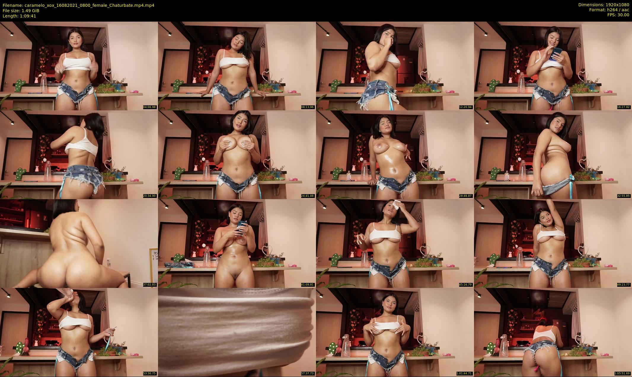 caramelo_xox — 70 minute Chaturbate female cam show recording, 1080p, Aug 16, 2021