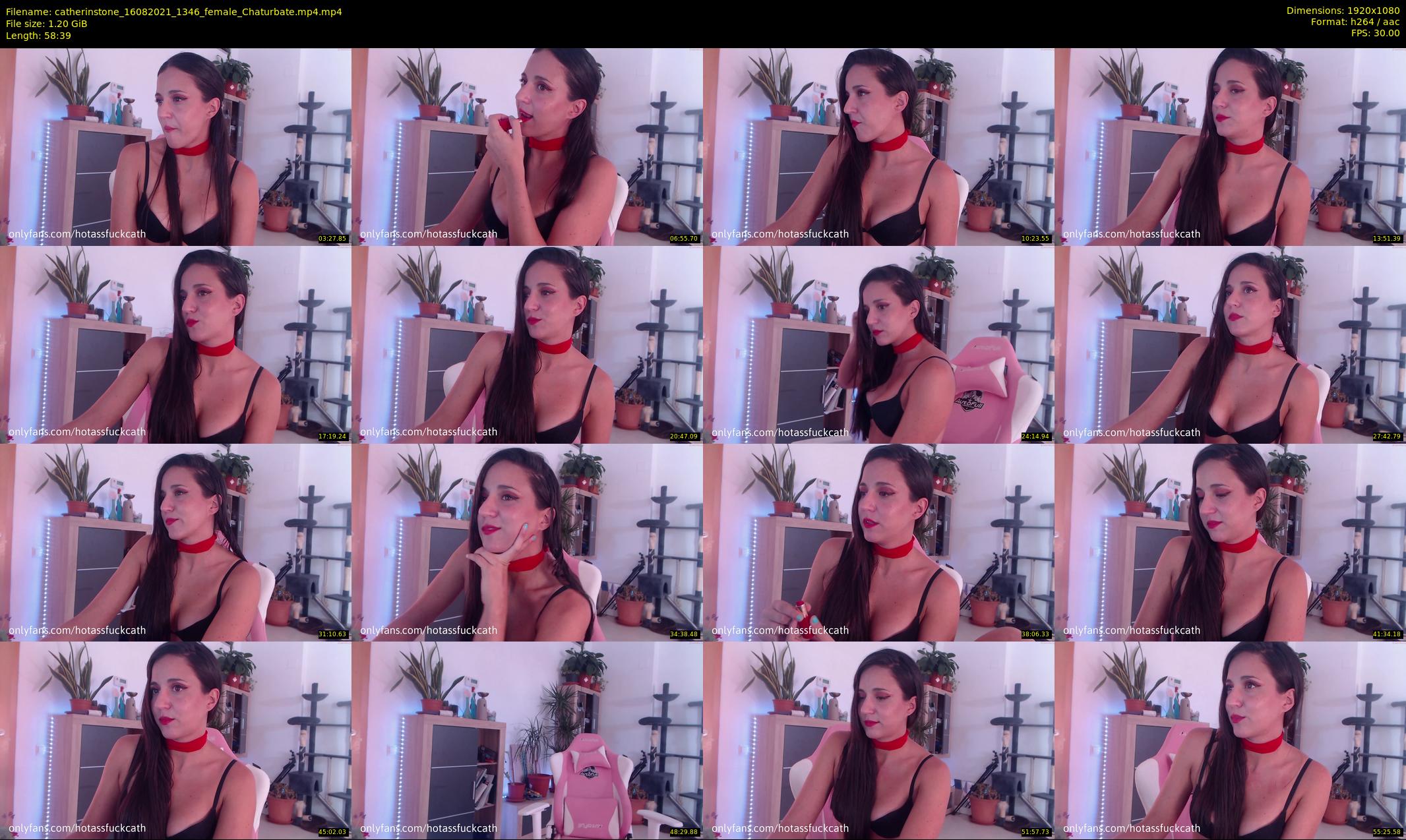 catherinstone — 59 minute Chaturbate female cam show recording, 1080p, Aug 16, 2021