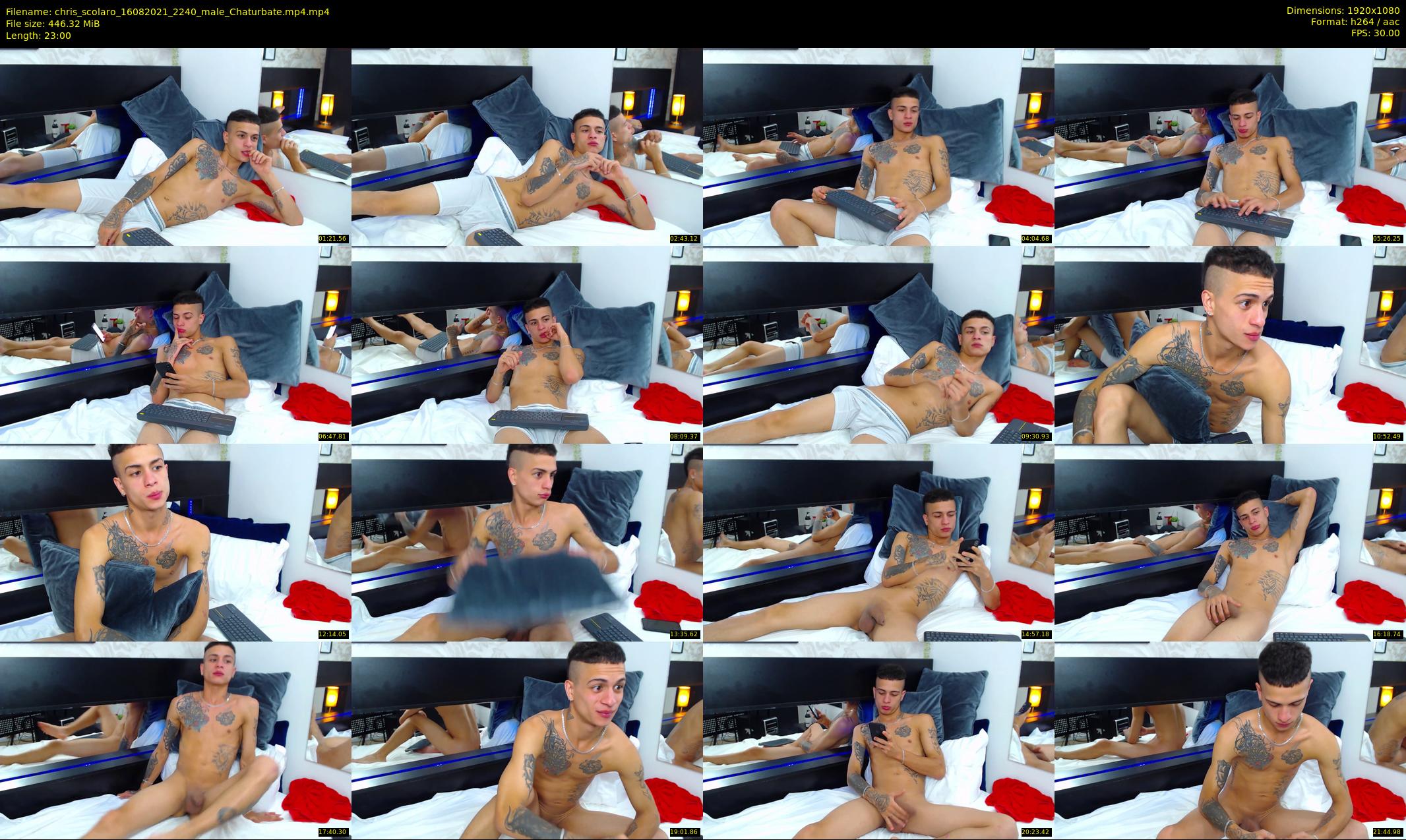 chris_scolaro — 23 minute Chaturbate male cam show recording, 1080p, Aug 16, 2021