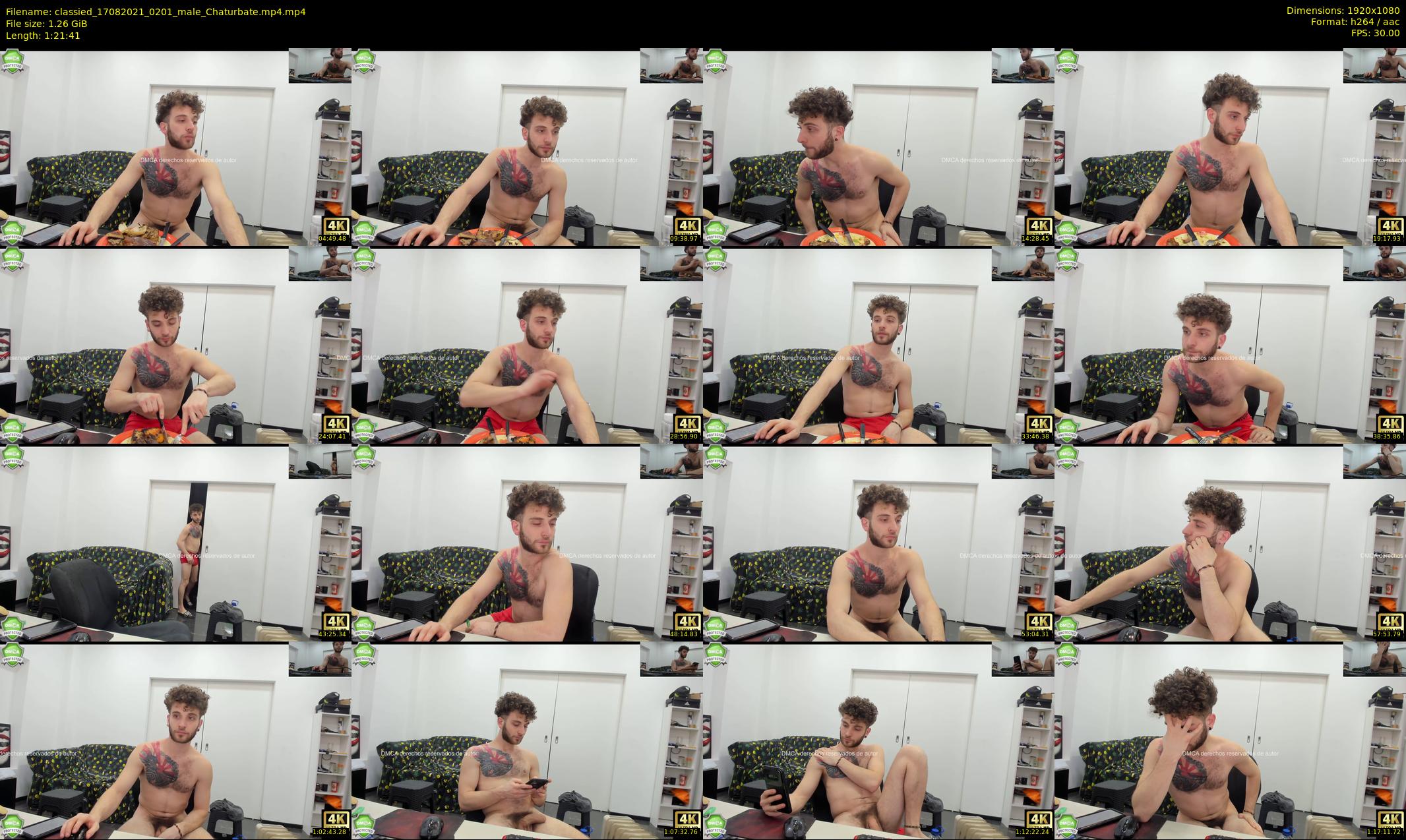 classied — 82 minute Chaturbate male cam show recording, 1080p, Aug 17, 2021