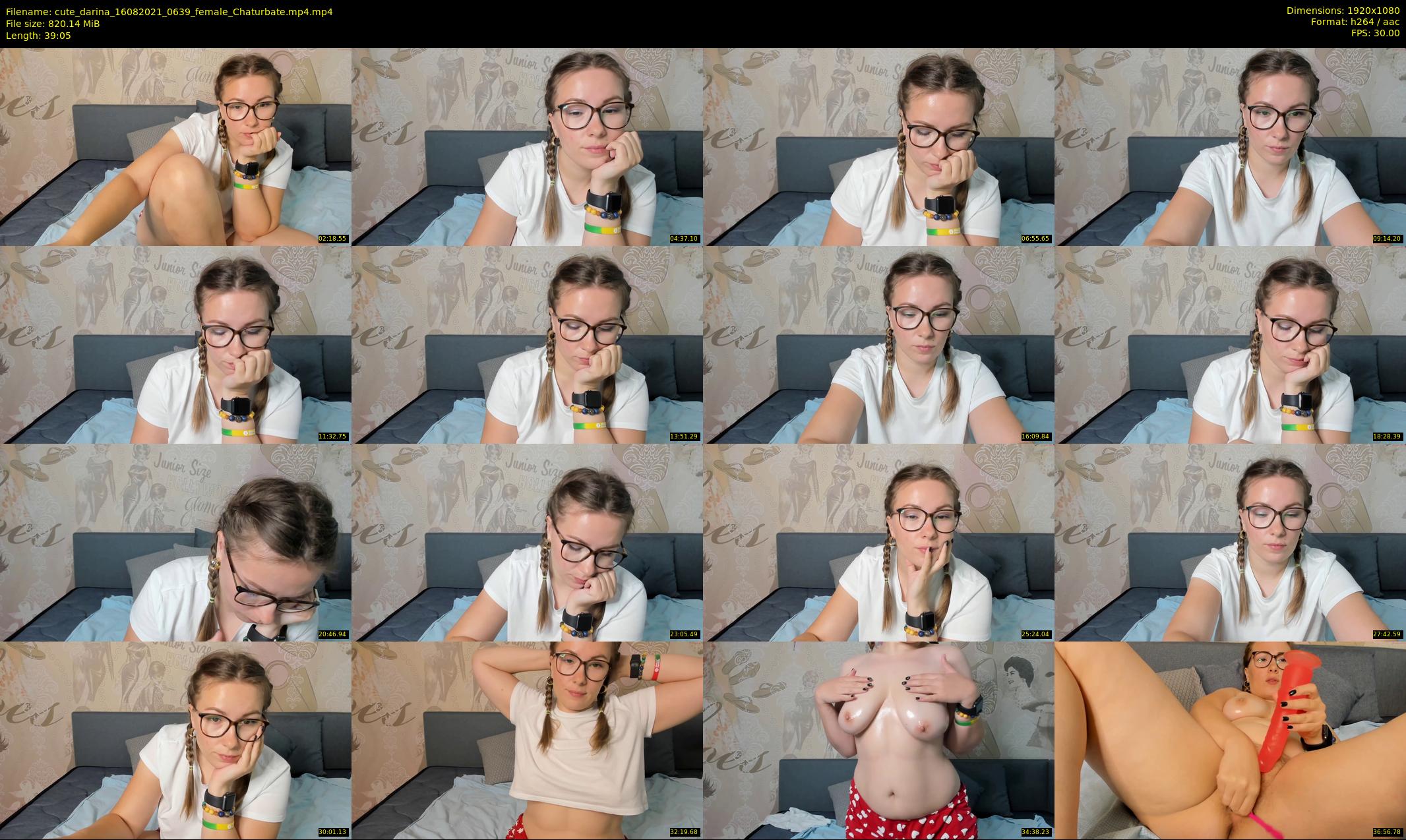 cute_darina — 40 minute Chaturbate female cam show recording, 1080p, Aug 16, 2021
