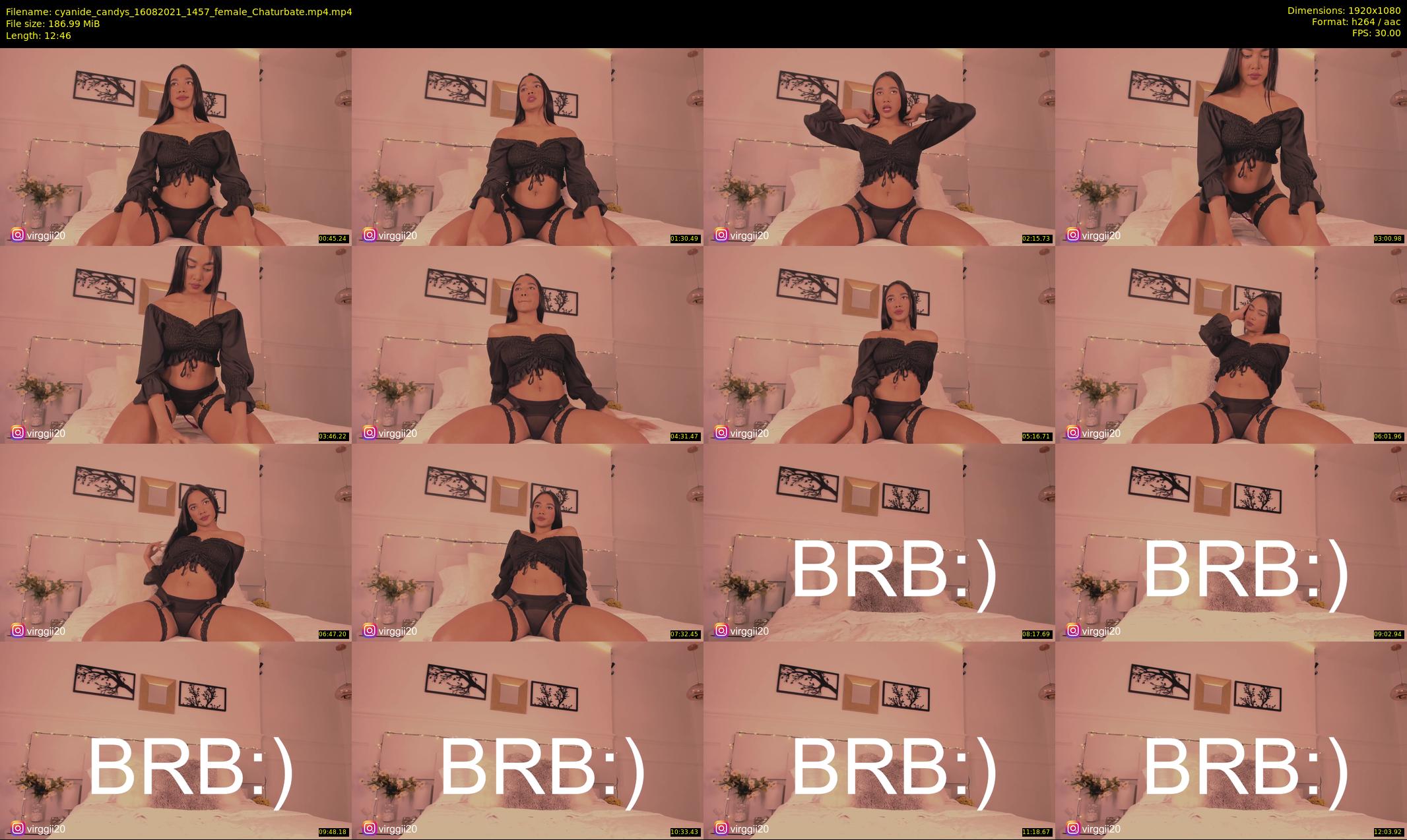 cyanide_candys — 13 minute Chaturbate female cam show recording, 1080p, Aug 16, 2021