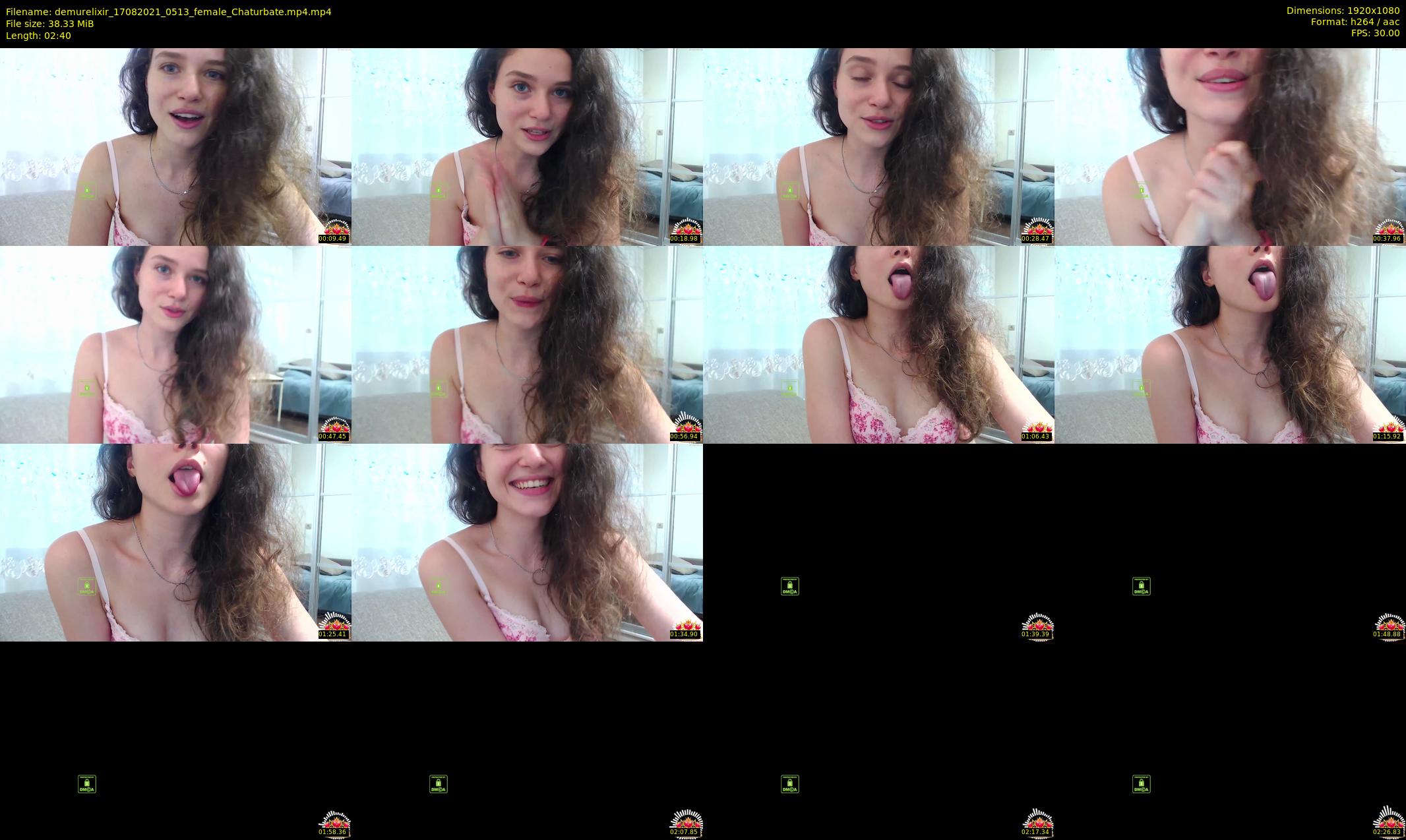 demurelixir — 3 minute Chaturbate female cam show recording, 1080p, Aug 17, 2021
