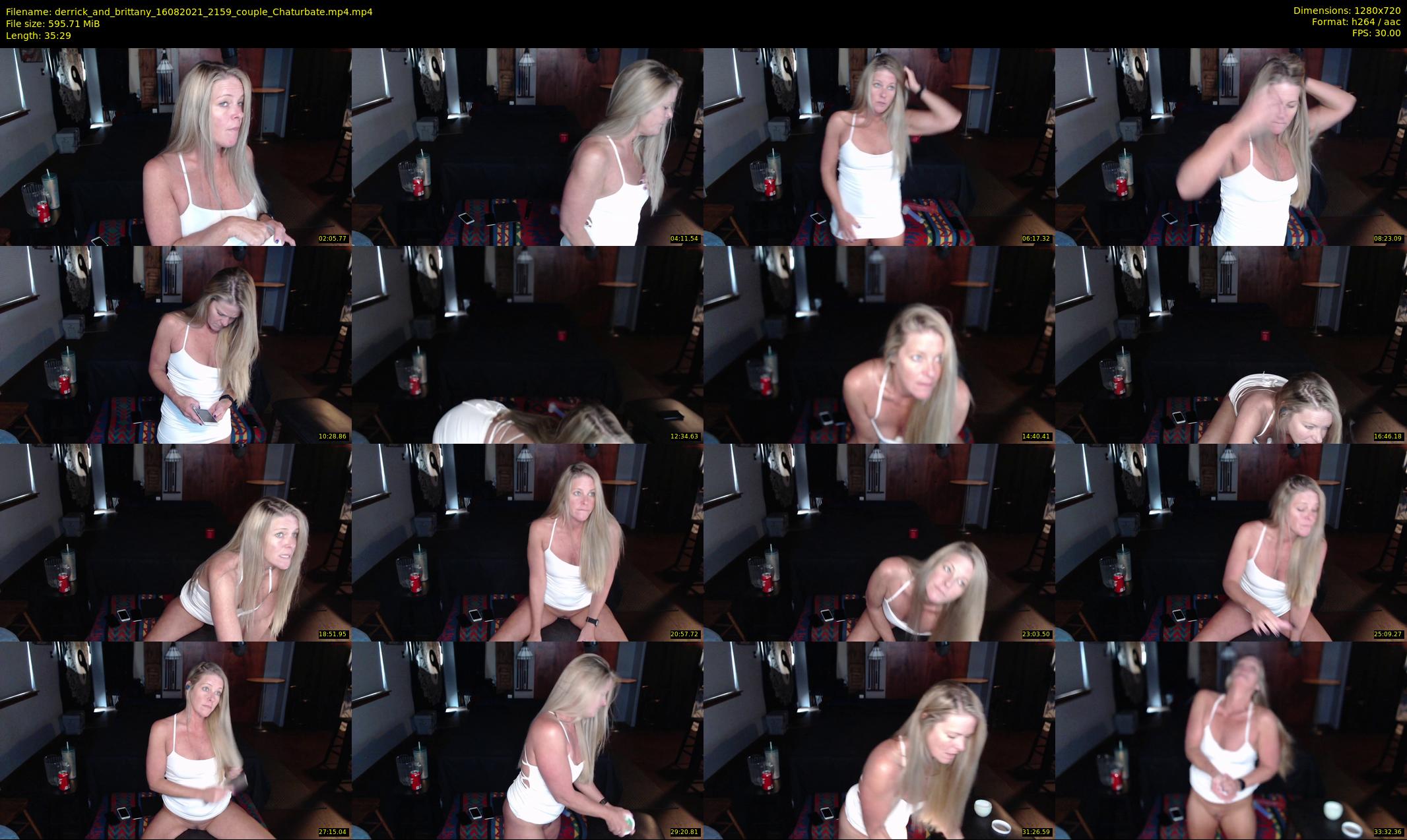 derrick_and_brittany — 36 minute Chaturbate couple cam show recording, 720p, Aug 16, 2021