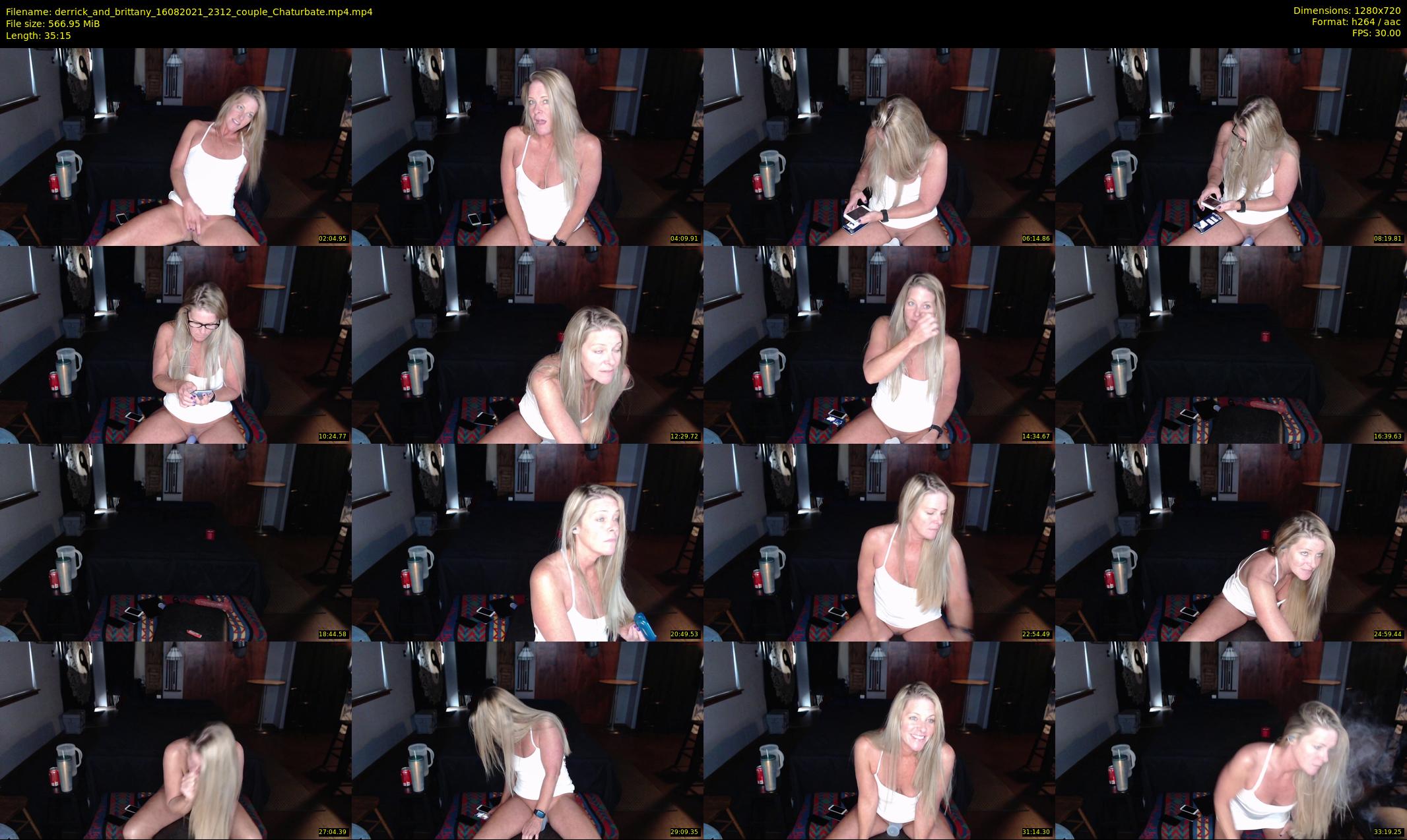 derrick_and_brittany — 36 minute Chaturbate couple cam show recording, 720p, Aug 16, 2021