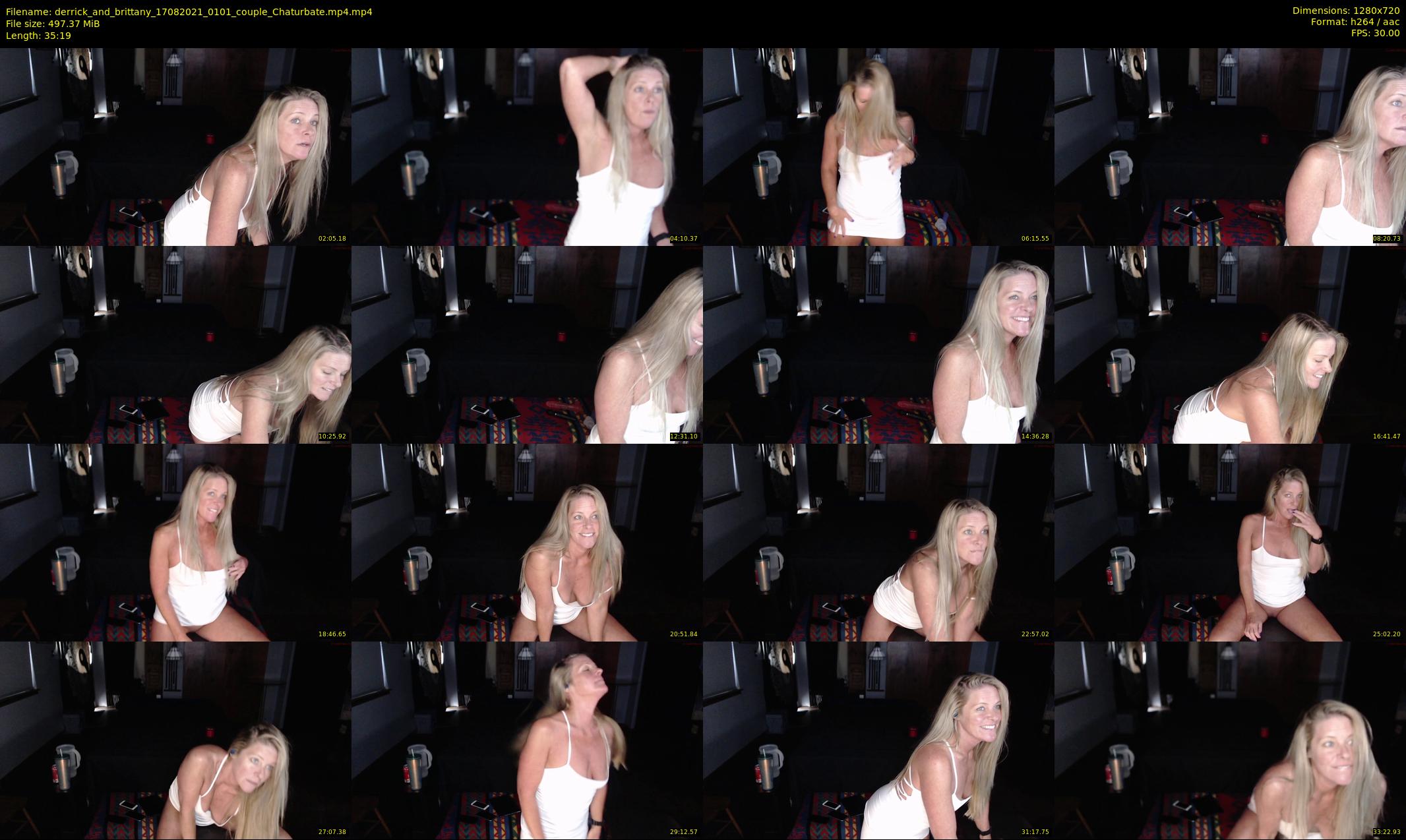 derrick_and_brittany — 36 minute Chaturbate couple cam show recording, 720p, Aug 17, 2021