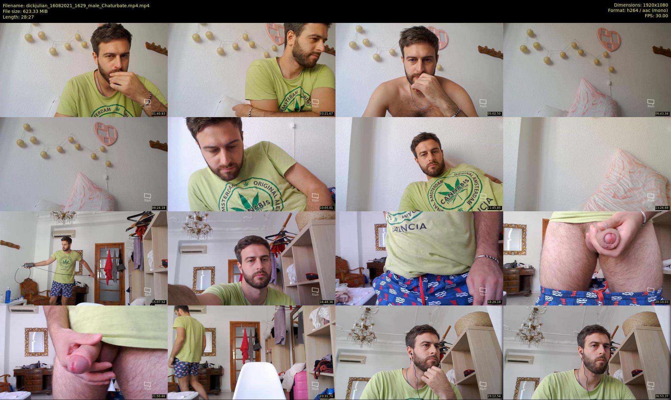 dickjulian — 29 minute Chaturbate male cam show recording, 1080p, Aug 16, 2021