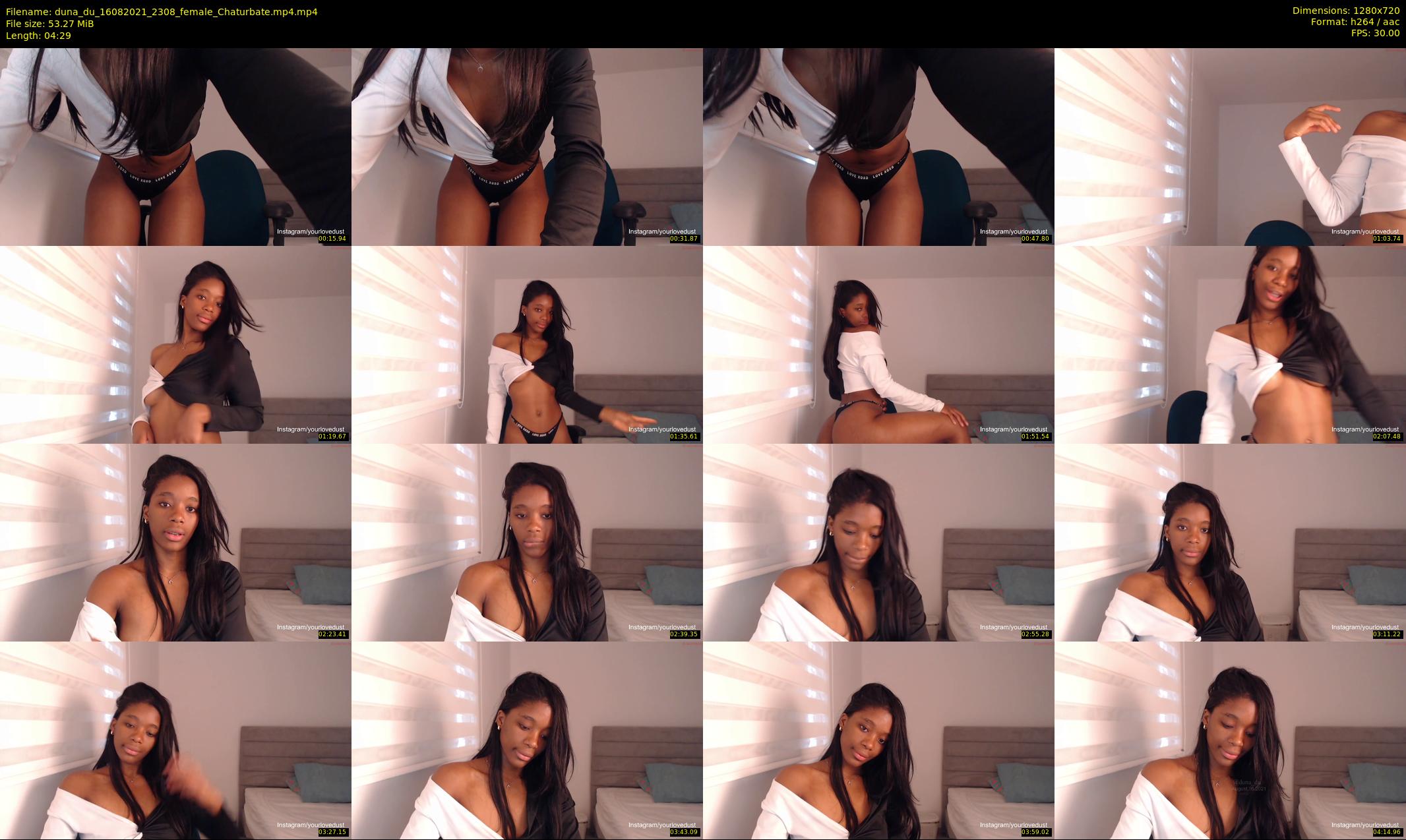 duna_du — 5 minute Chaturbate female cam show recording, 720p, Aug 16, 2021