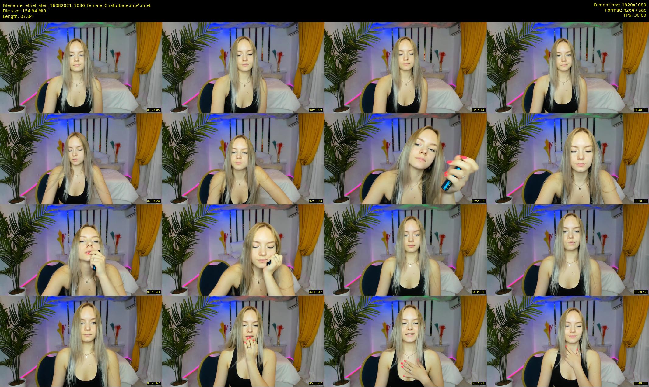 ethel_alen — 8 minute Chaturbate female cam show recording, 1080p, Aug 16, 2021