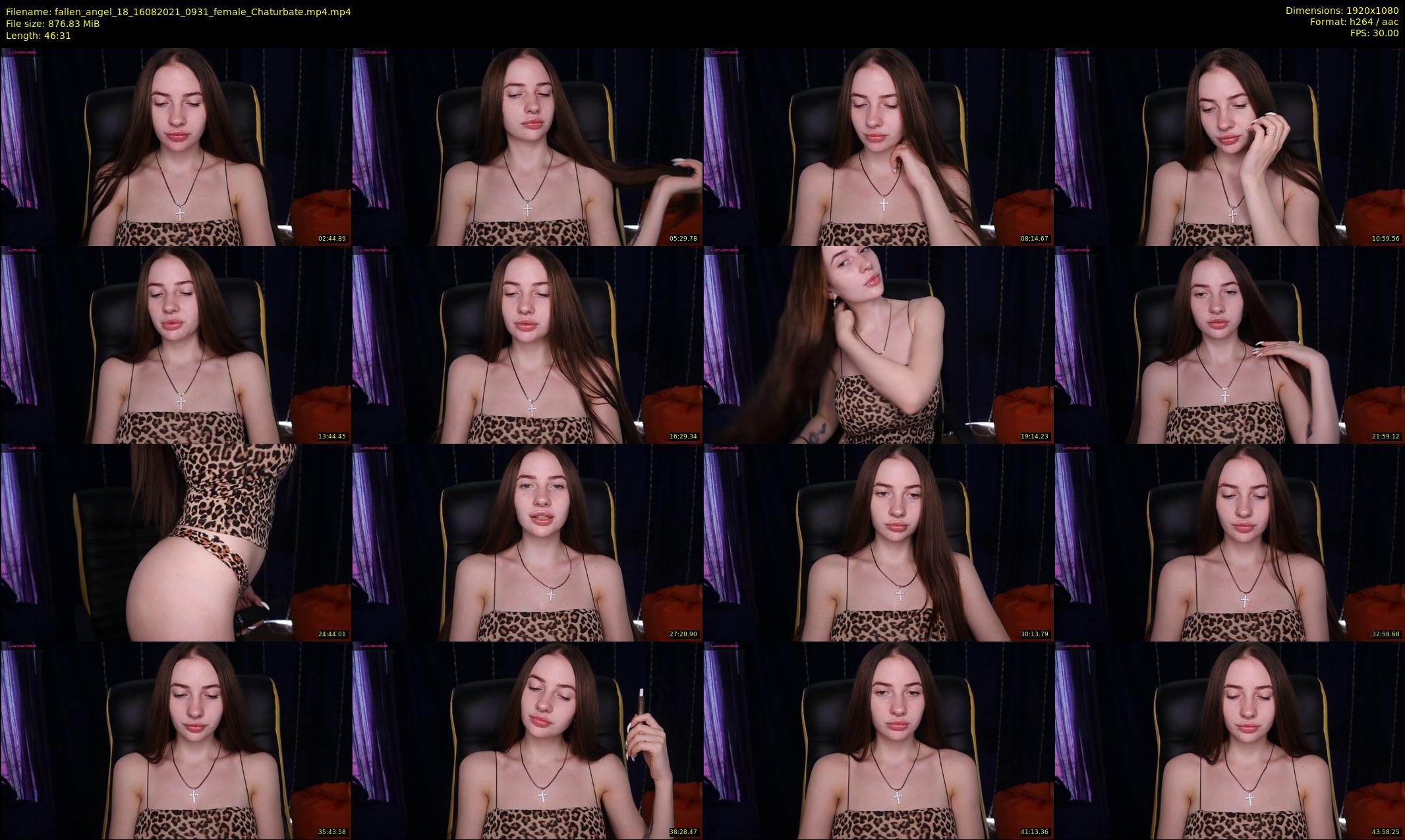 fallen_angel_18 — 47 minute Chaturbate female cam show recording, 1080p, Aug 16, 2021