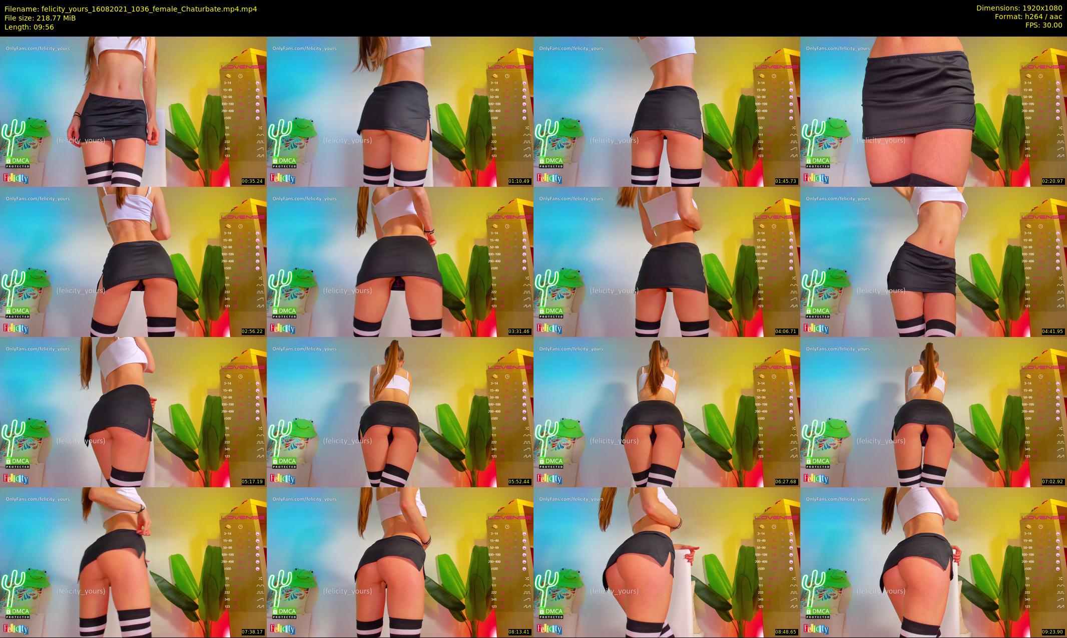 felicity_yours — 10 minute Chaturbate female cam show recording, 1080p, Aug 16, 2021