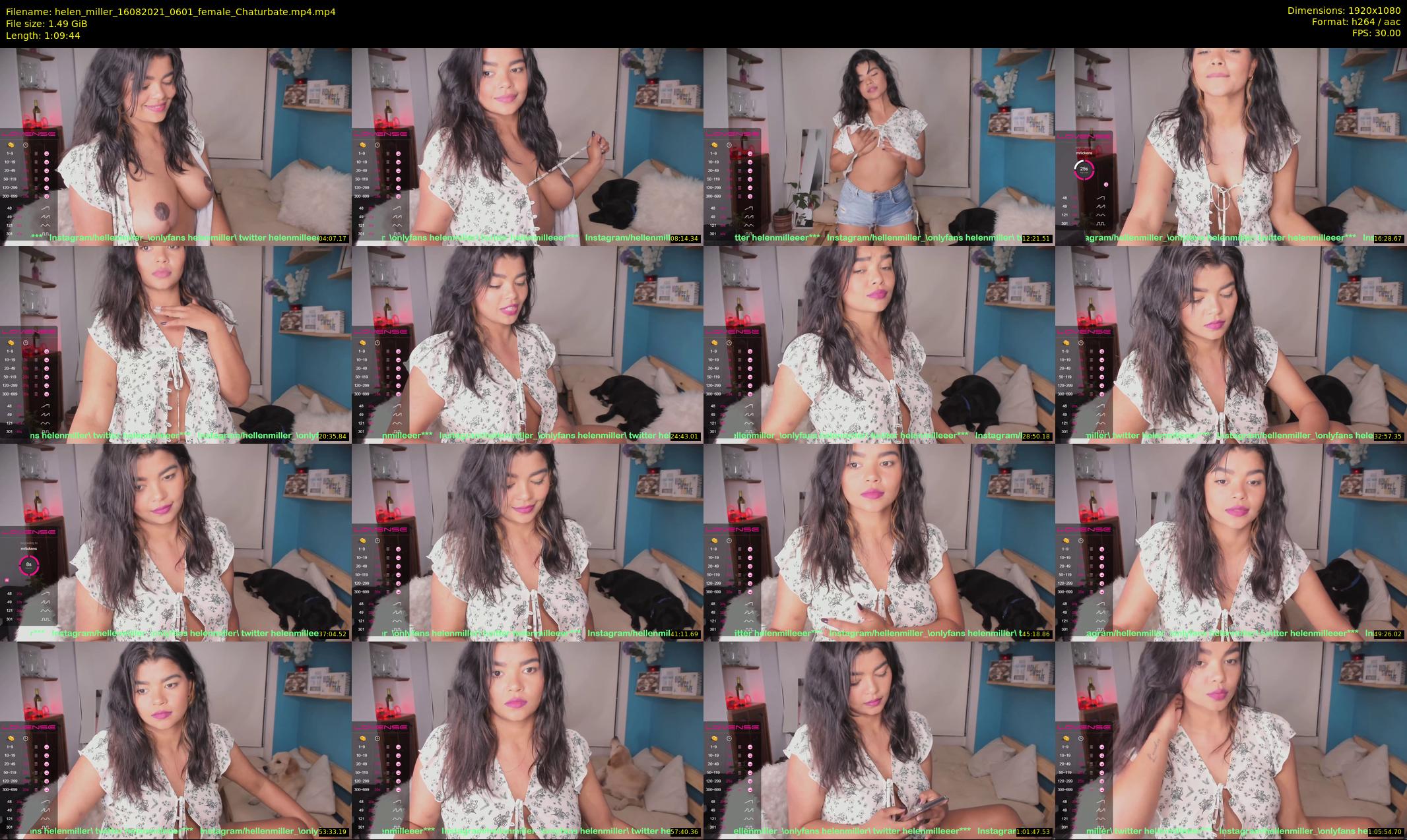 helen_miller — 70 minute Chaturbate female cam show recording, 1080p, Aug 16, 2021