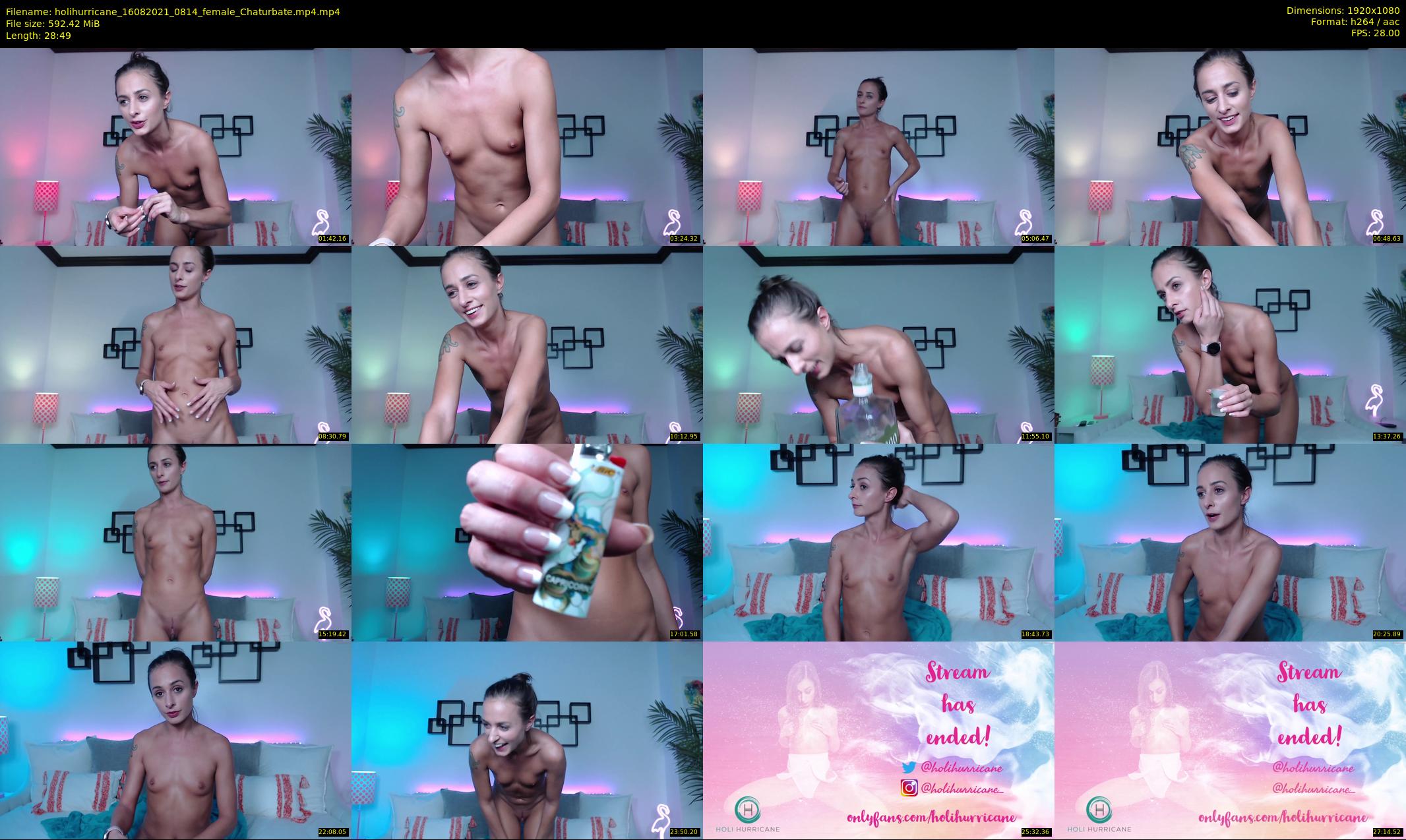 holihurricane — 29 minute Chaturbate female cam show recording, 1080p, Aug 16, 2021