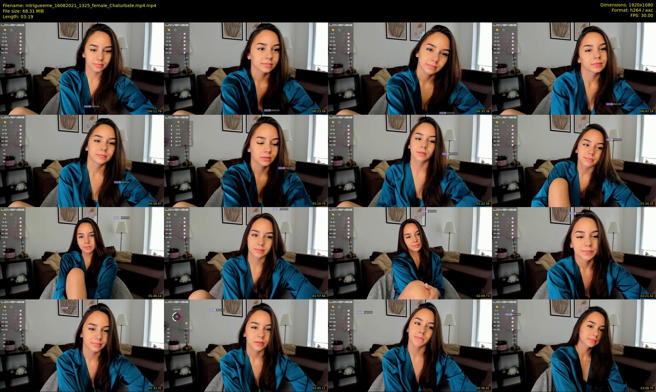 intrigueeme — 4 minute Chaturbate female cam show recording, 1080p, Aug 16, 2021