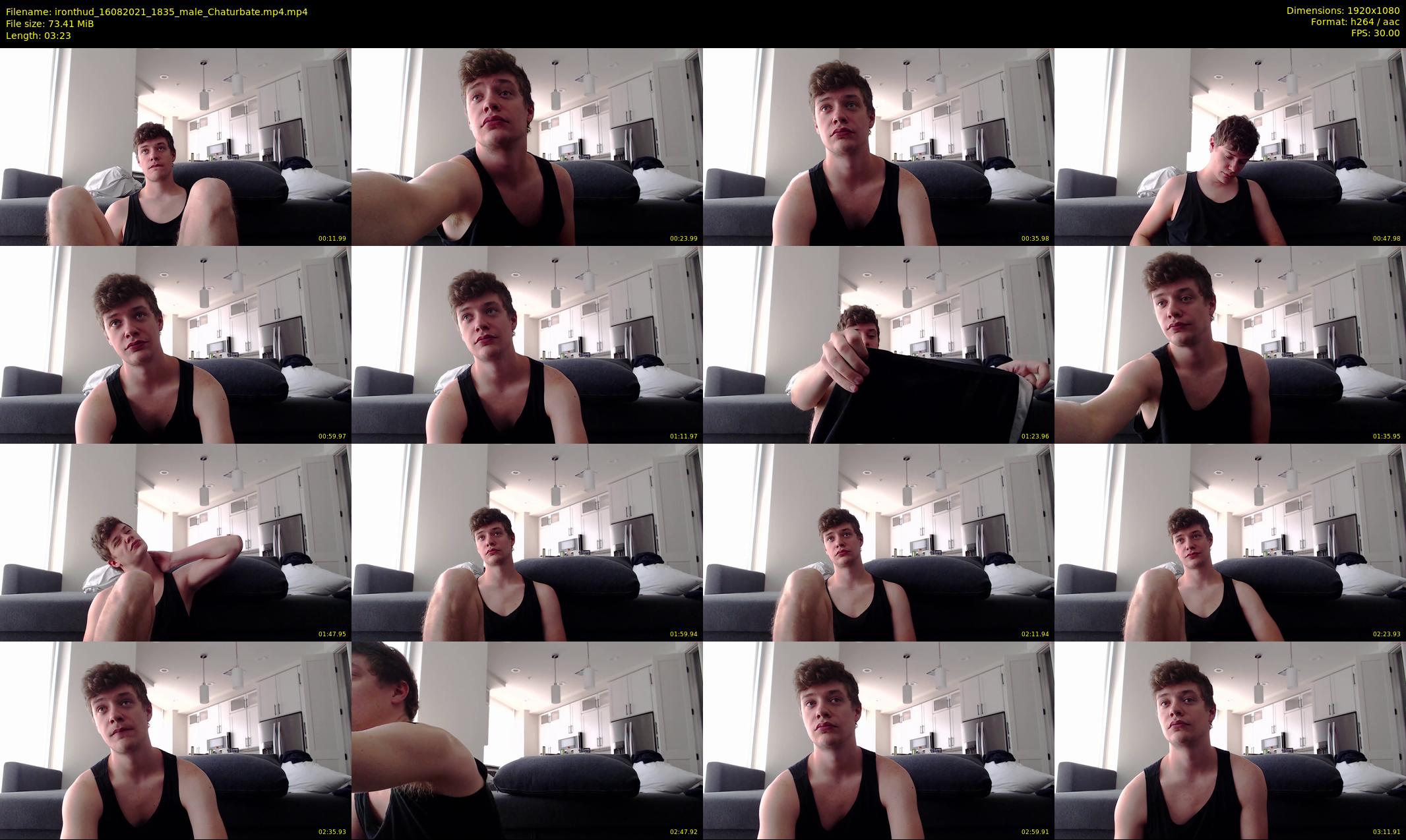 ironthud — 4 minute Chaturbate male cam show recording, 1080p, Aug 16, 2021