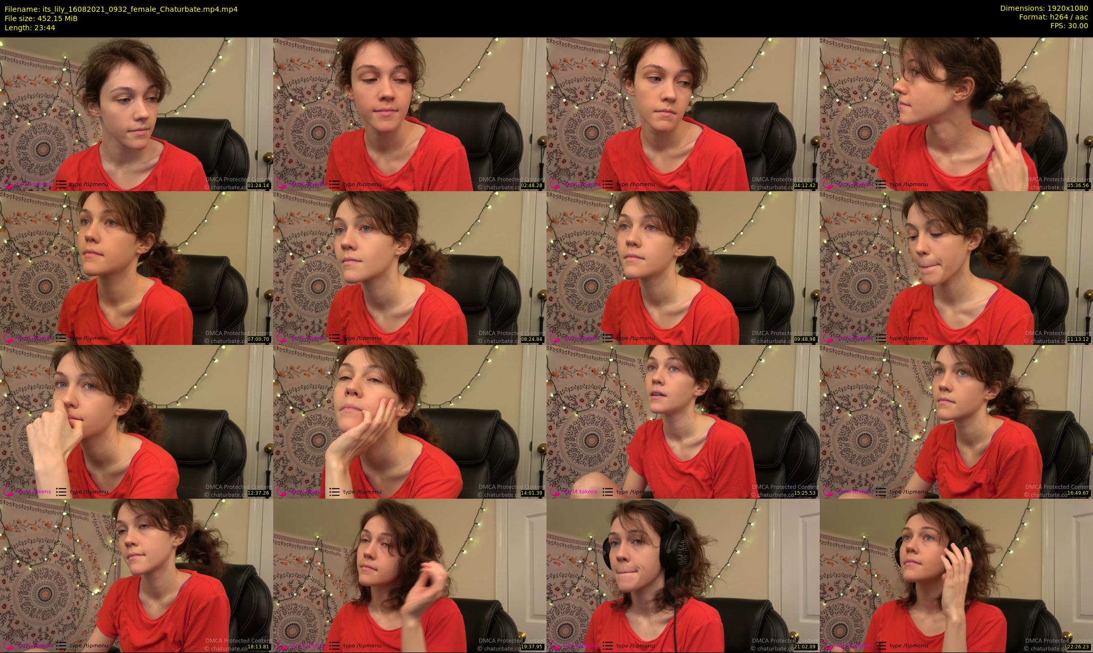 its_lily — 24 minute Chaturbate female cam show recording, 1080p, Aug 16, 2021