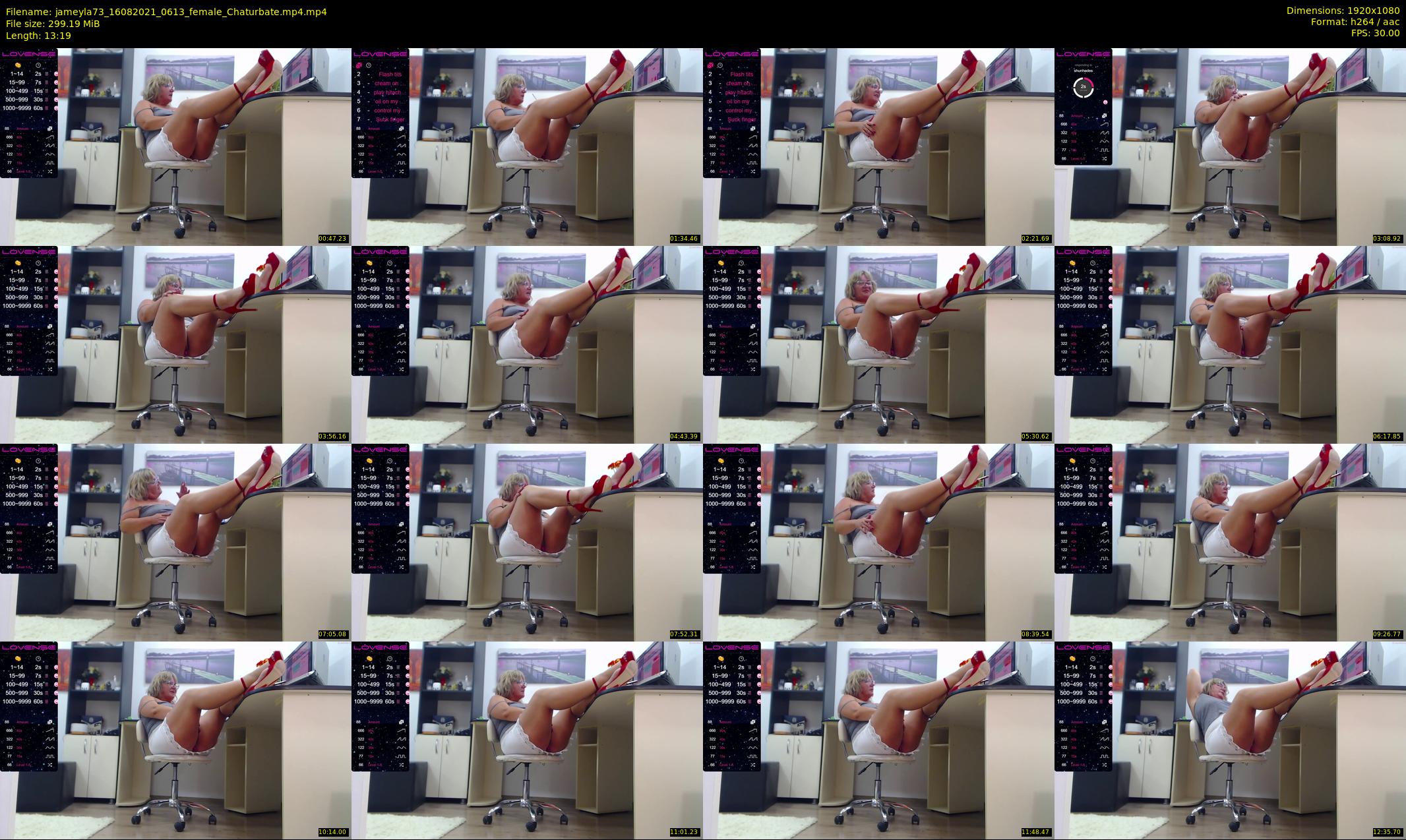 jameyla73 — 14 minute Chaturbate female cam show recording, 1080p, Aug 16, 2021
