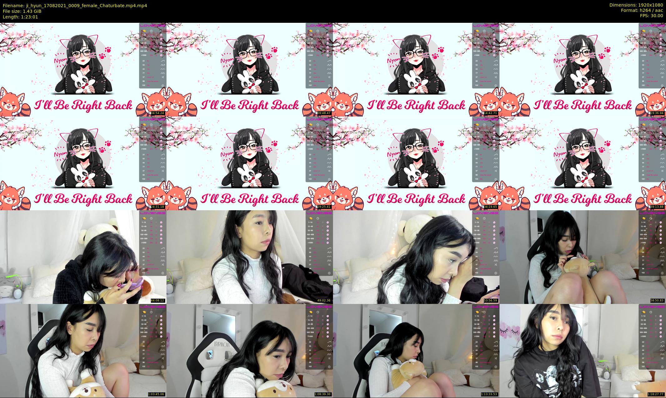 ji_hyun — 84 minute Chaturbate female cam show recording, 1080p, Aug 17, 2021